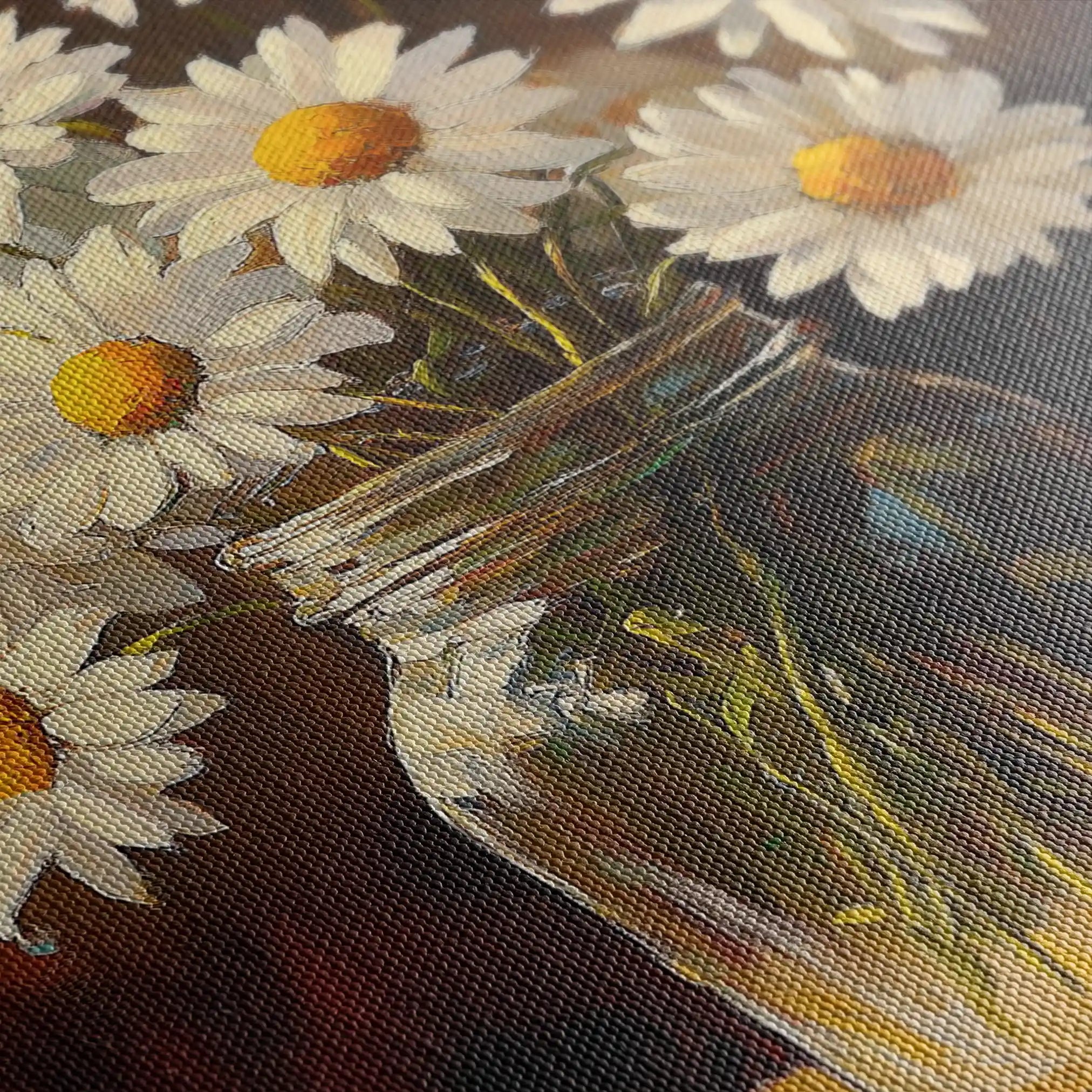 Floral Canvas Wall Art WAD991-F 90 x 60 cm / Stretched on hidden frame