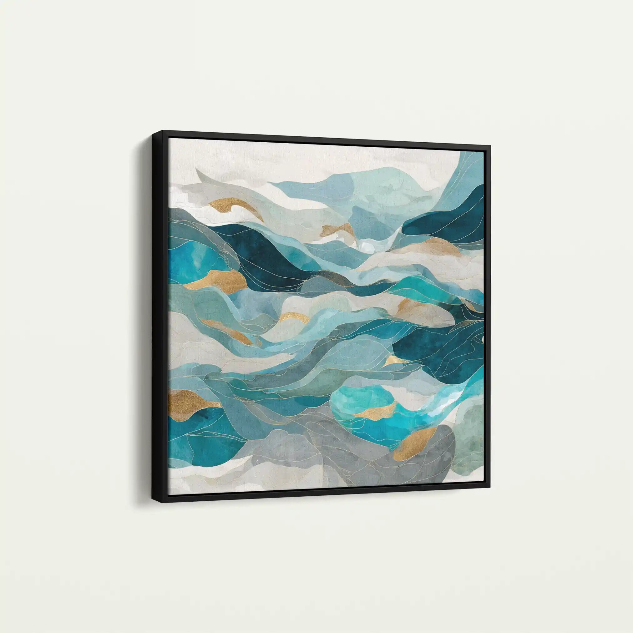 Abstract 992 Canvas Art 60 x 60 cm / Stretched on hidden frame