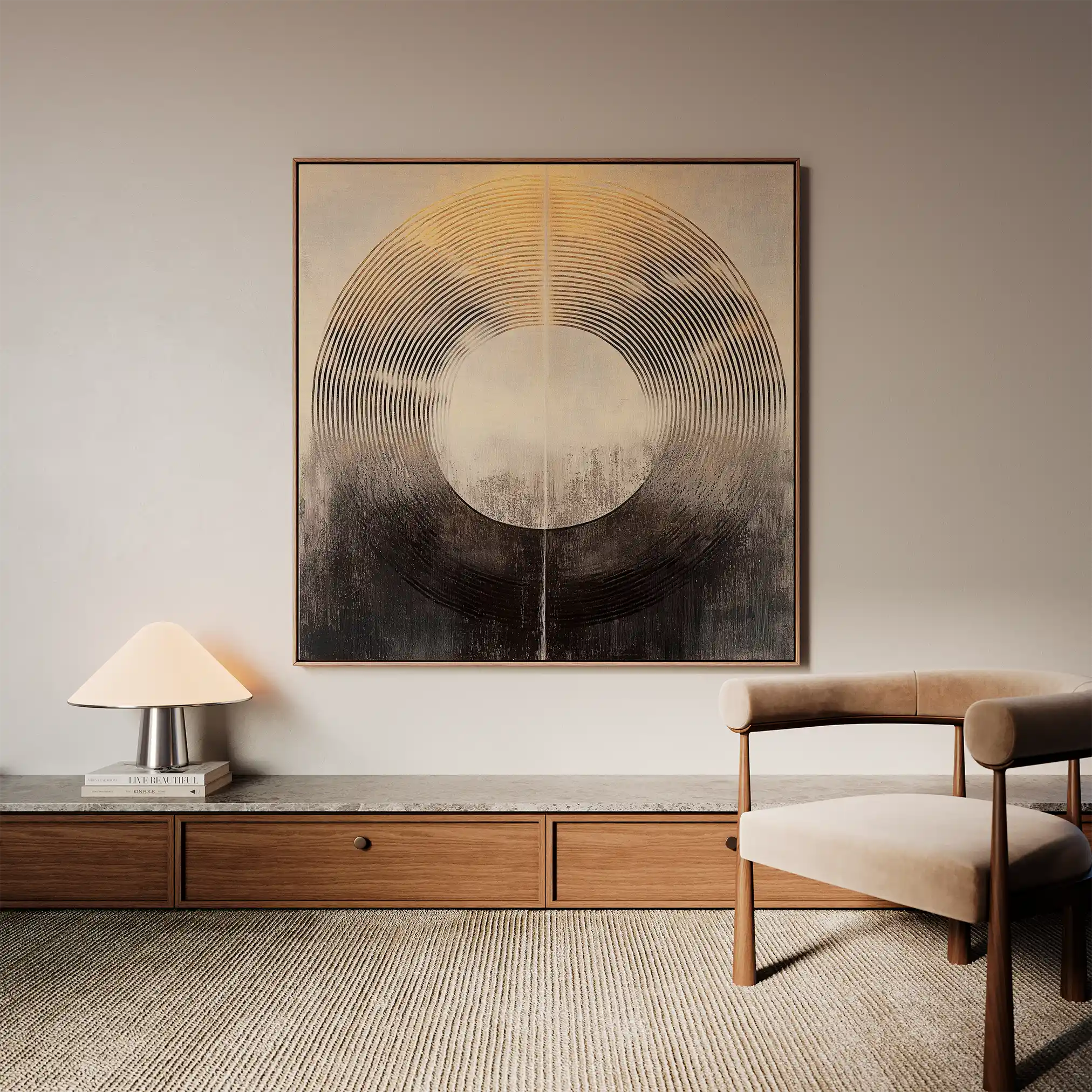 Abstract 993 Canvas Art 60 x 60 cm / Stretched on hidden frame