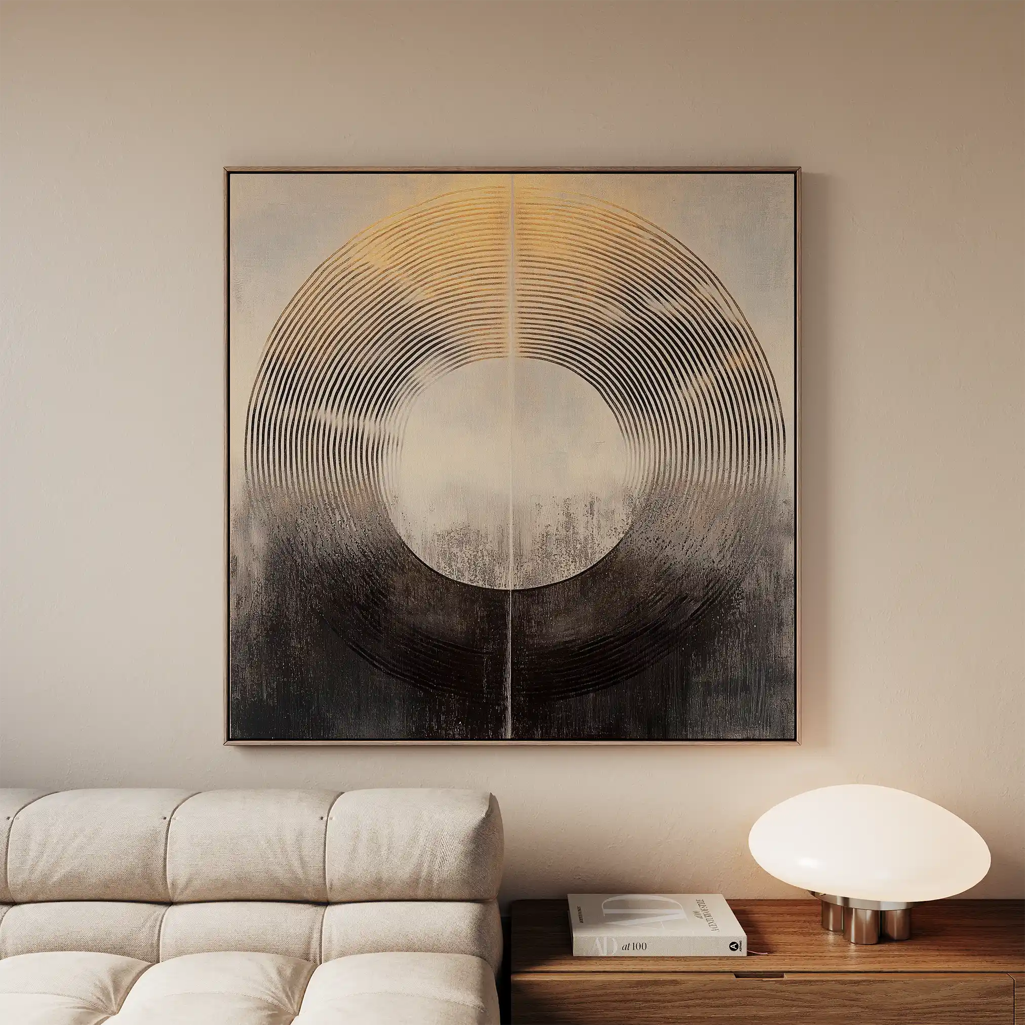 Abstract 993 Canvas Art 60 x 60 cm / Stretched on hidden frame