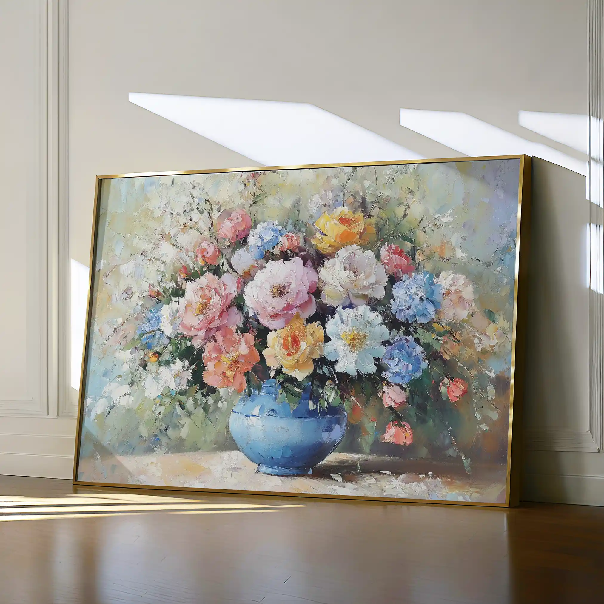 Floral Canvas Wall Art WAD994-F 90 x 60 cm / Stretched on hidden frame