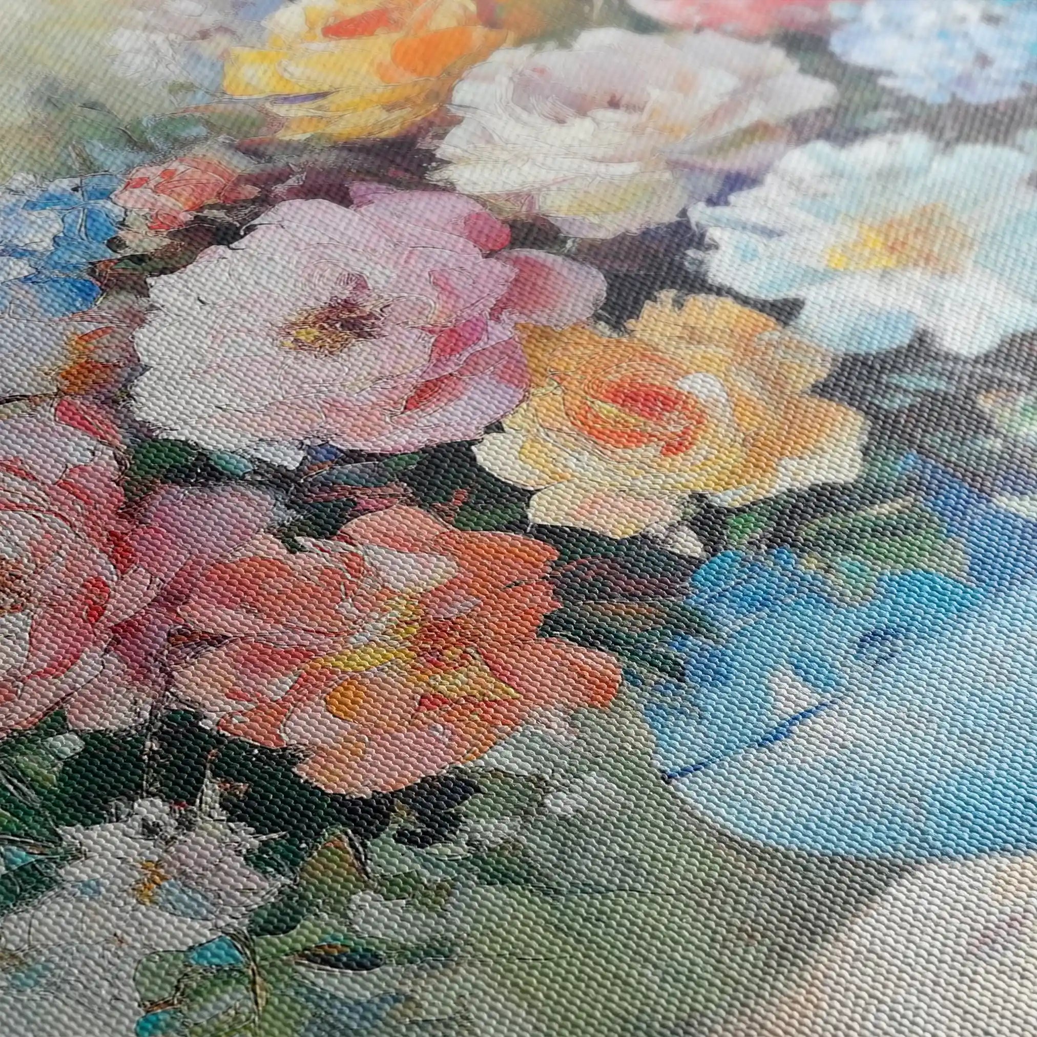 Floral Canvas Wall Art WAD994-F 90 x 60 cm / Stretched on hidden frame