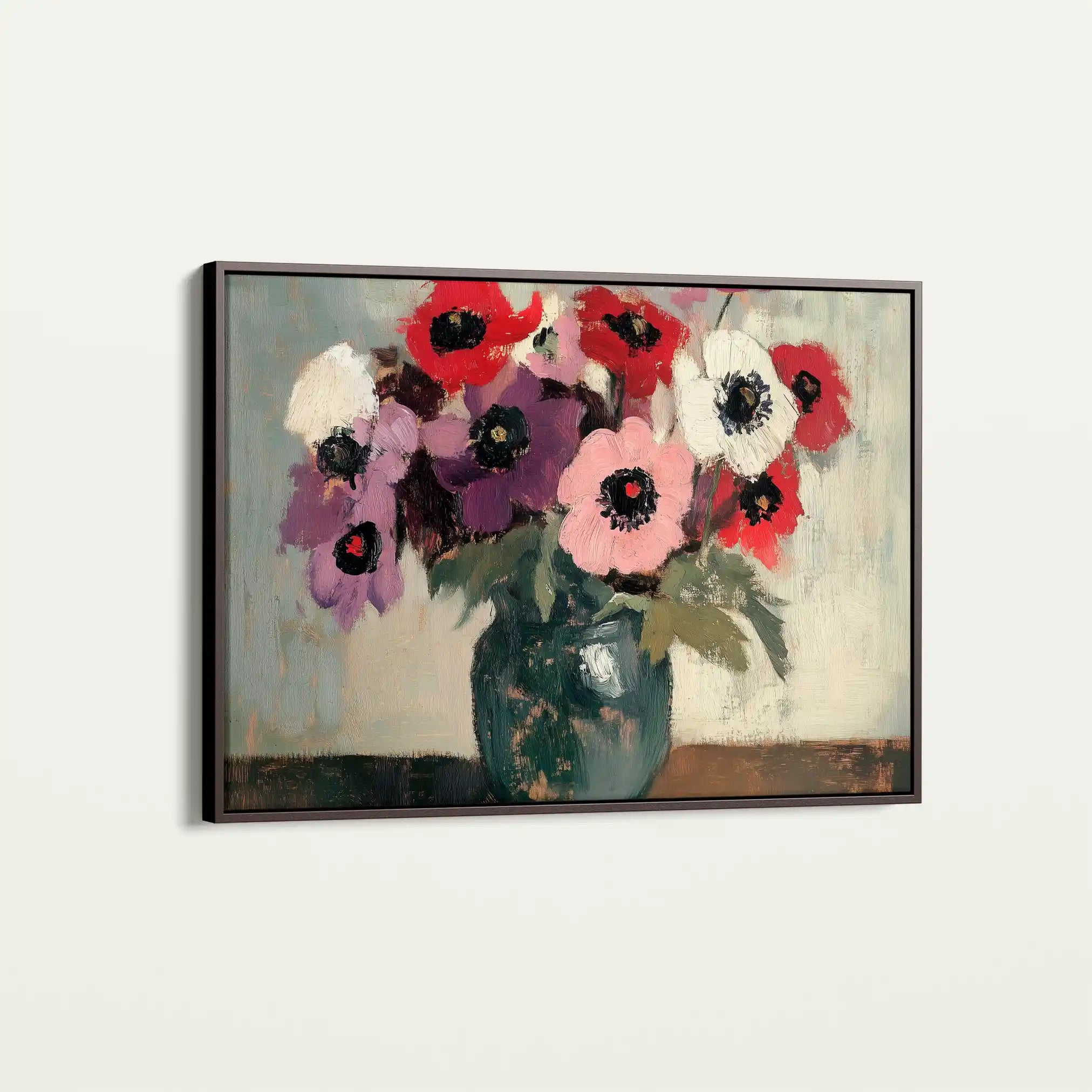 Floral Canvas Wall Art WAD995-F 90 x 60 cm / Stretched on hidden frame