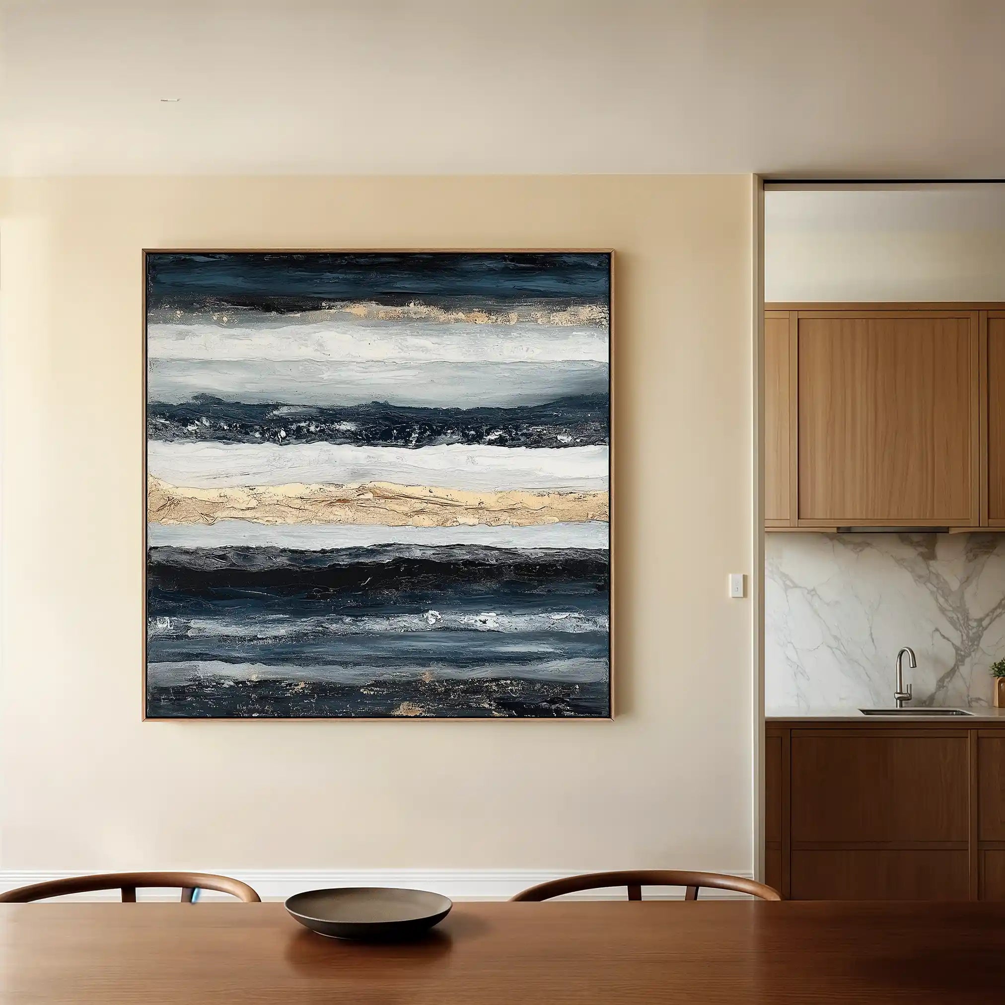 Abstract 996 Canvas Art 60 x 60 cm / Stretched on hidden frame