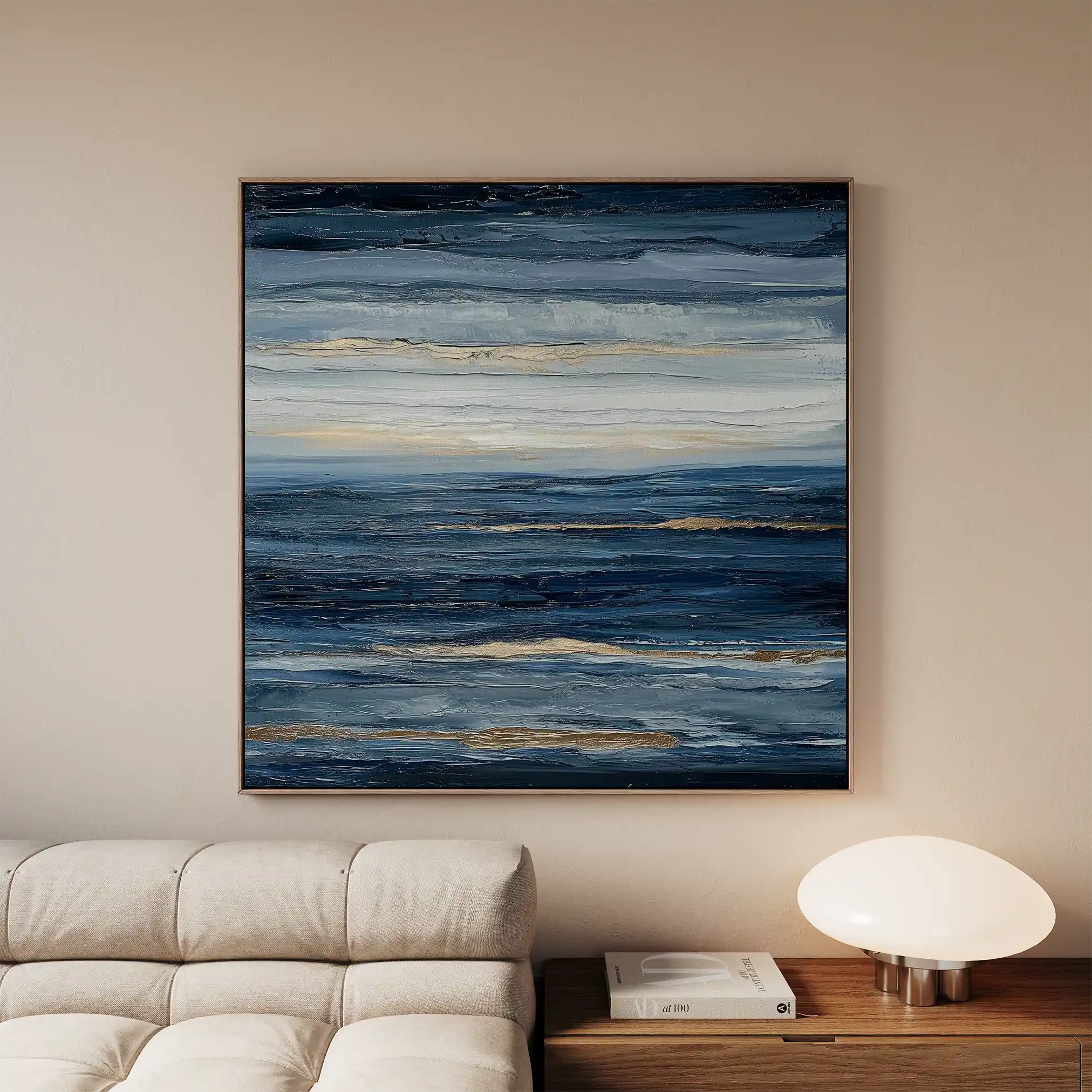 Abstract 997 Canvas Art 60 x 60 cm / Stretched on hidden frame