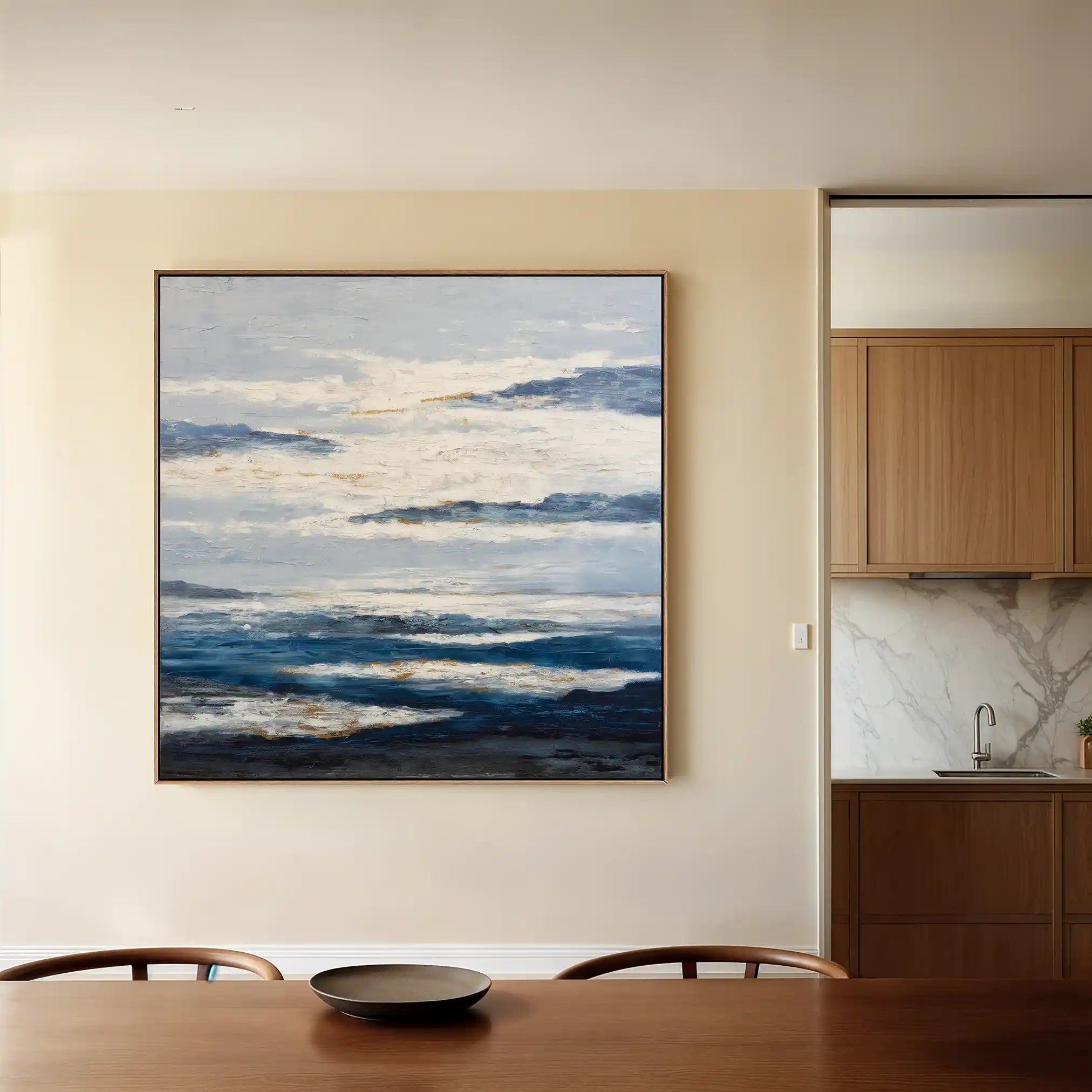 Abstract 998 Canvas Art 60 x 60 cm / Stretched on hidden frame