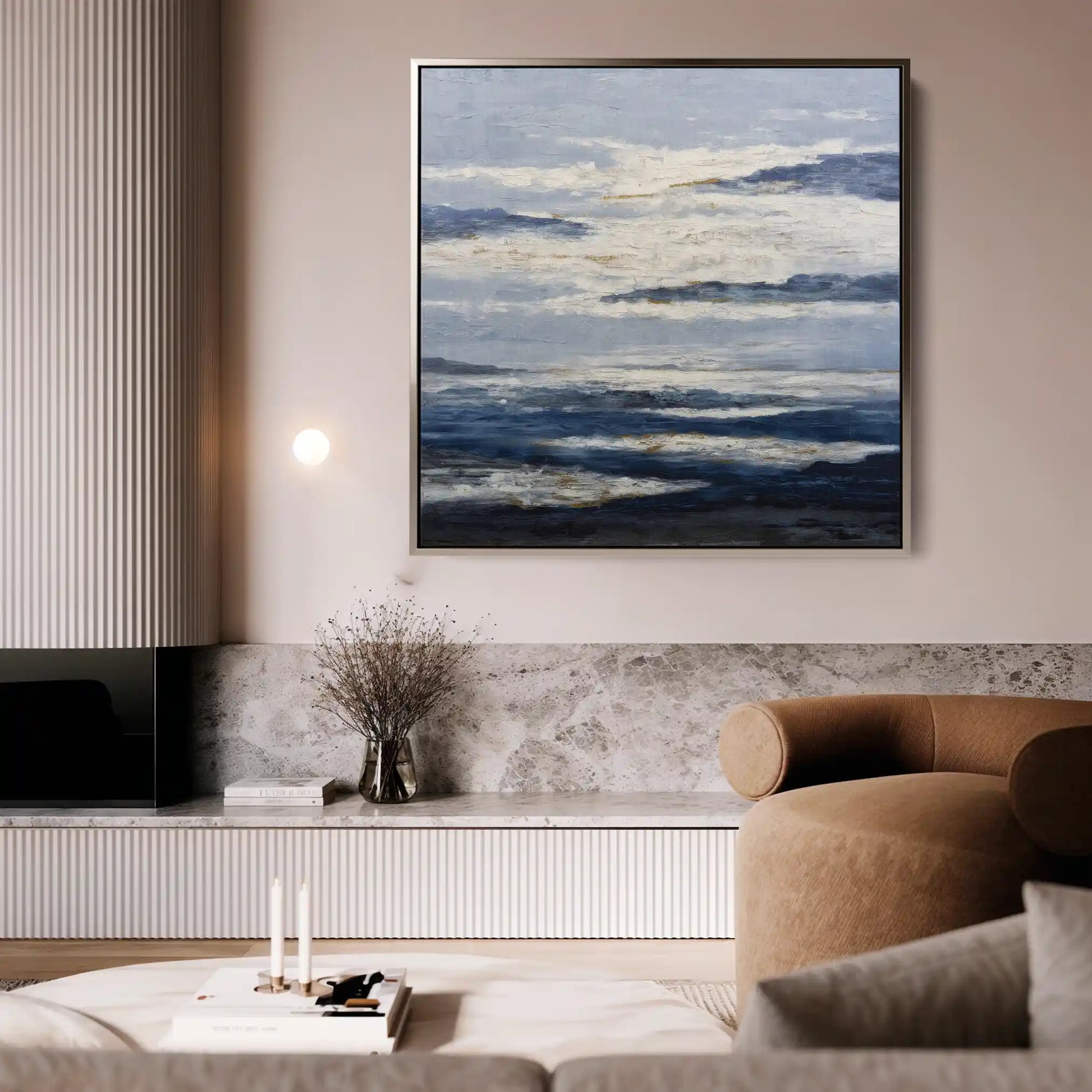 Abstract 998 Canvas Art 60 x 60 cm / Stretched on hidden frame