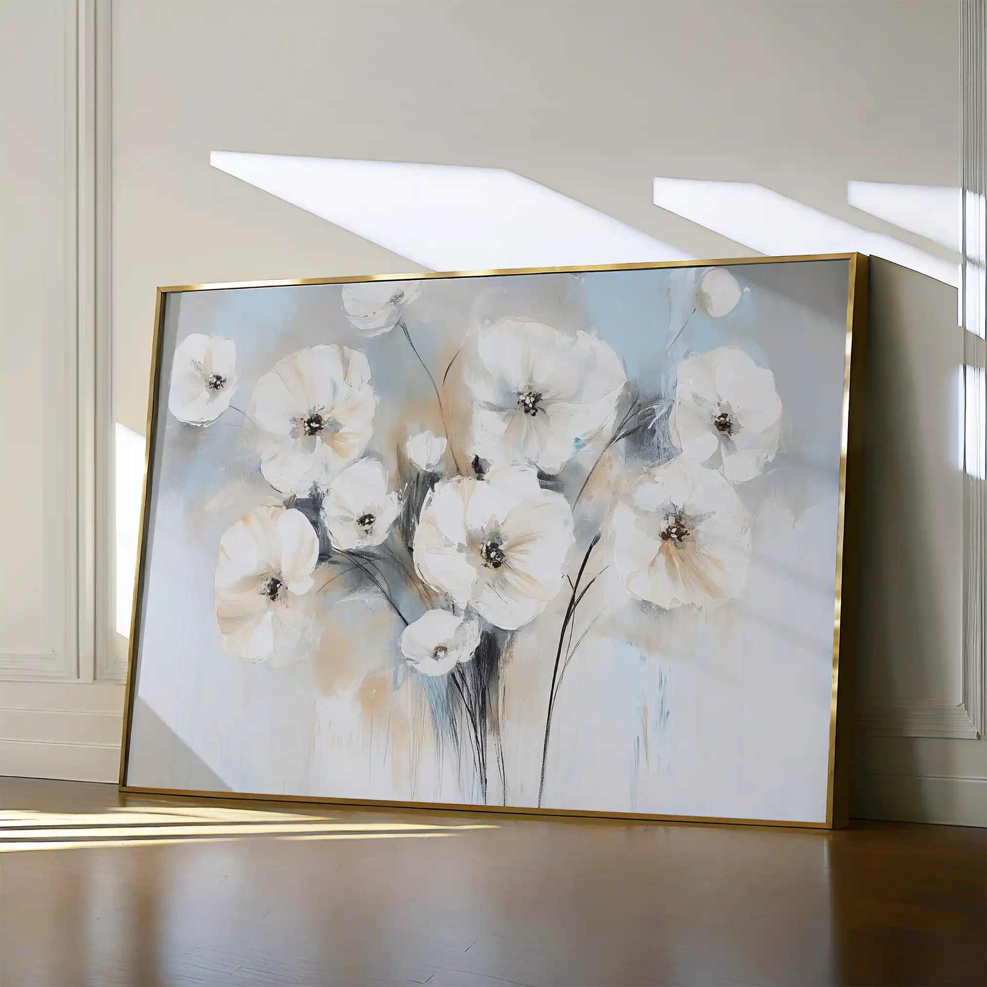 Floral Canvas Wall Art WAD998-F 90 x 60 cm / Stretched on hidden frame