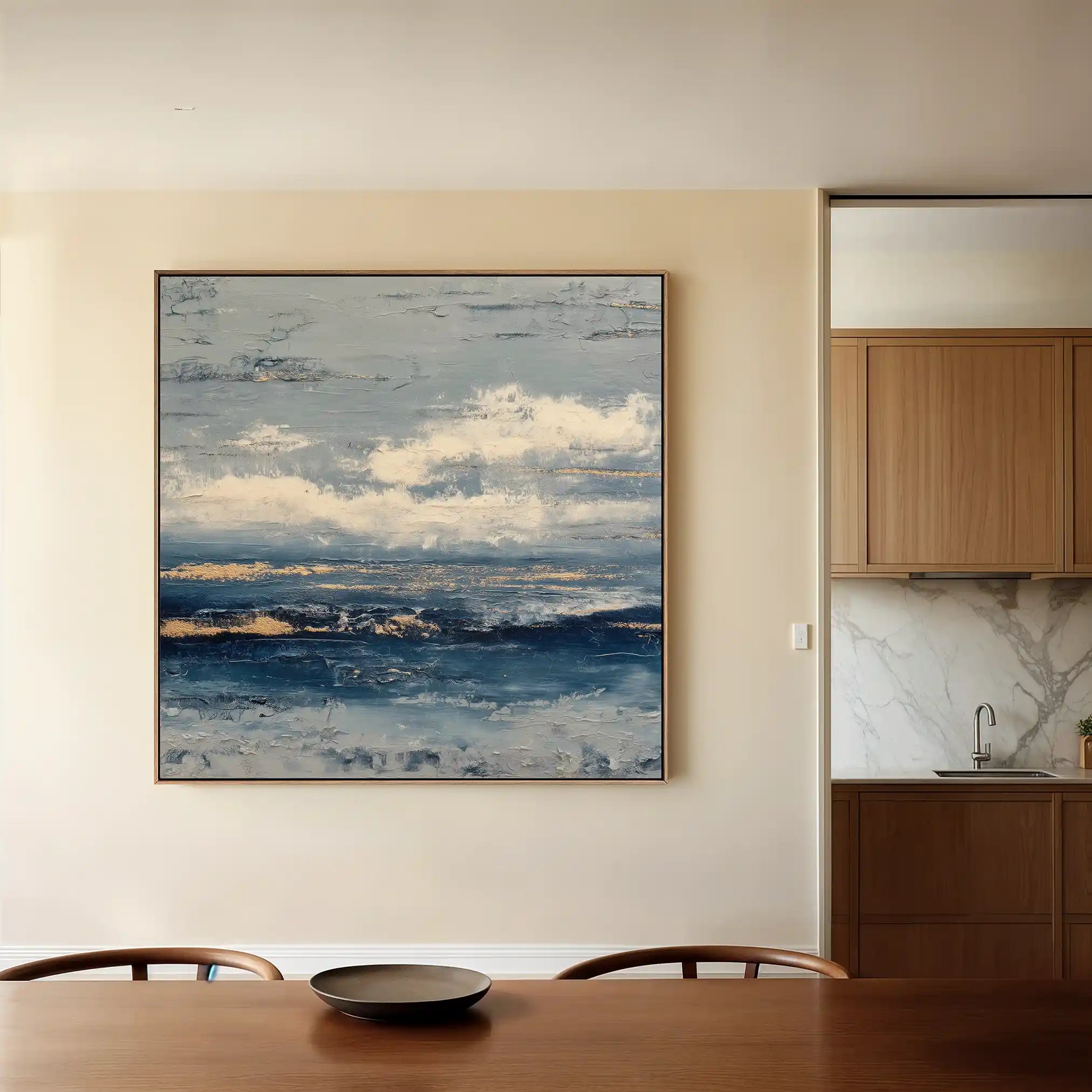 Abstract 999 Canvas Art 60 x 60 cm / Stretched on hidden frame