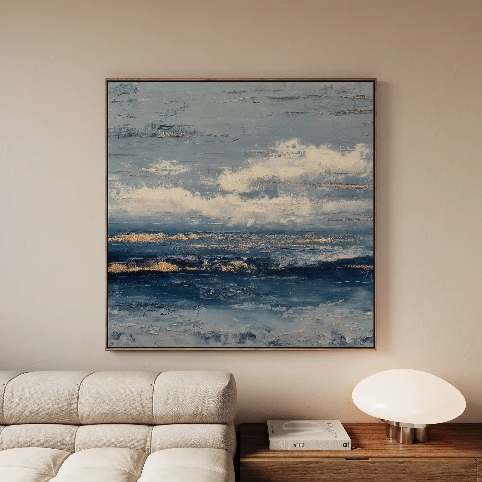 Abstract 999 Canvas Art 60 x 60 cm / Stretched on hidden frame