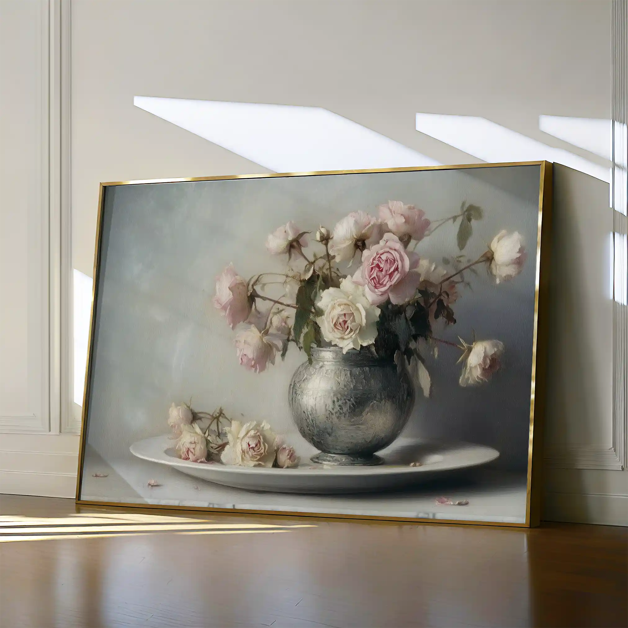 Floral Canvas Wall Art WAD999-F 90 x 60 cm / Stretched on hidden frame