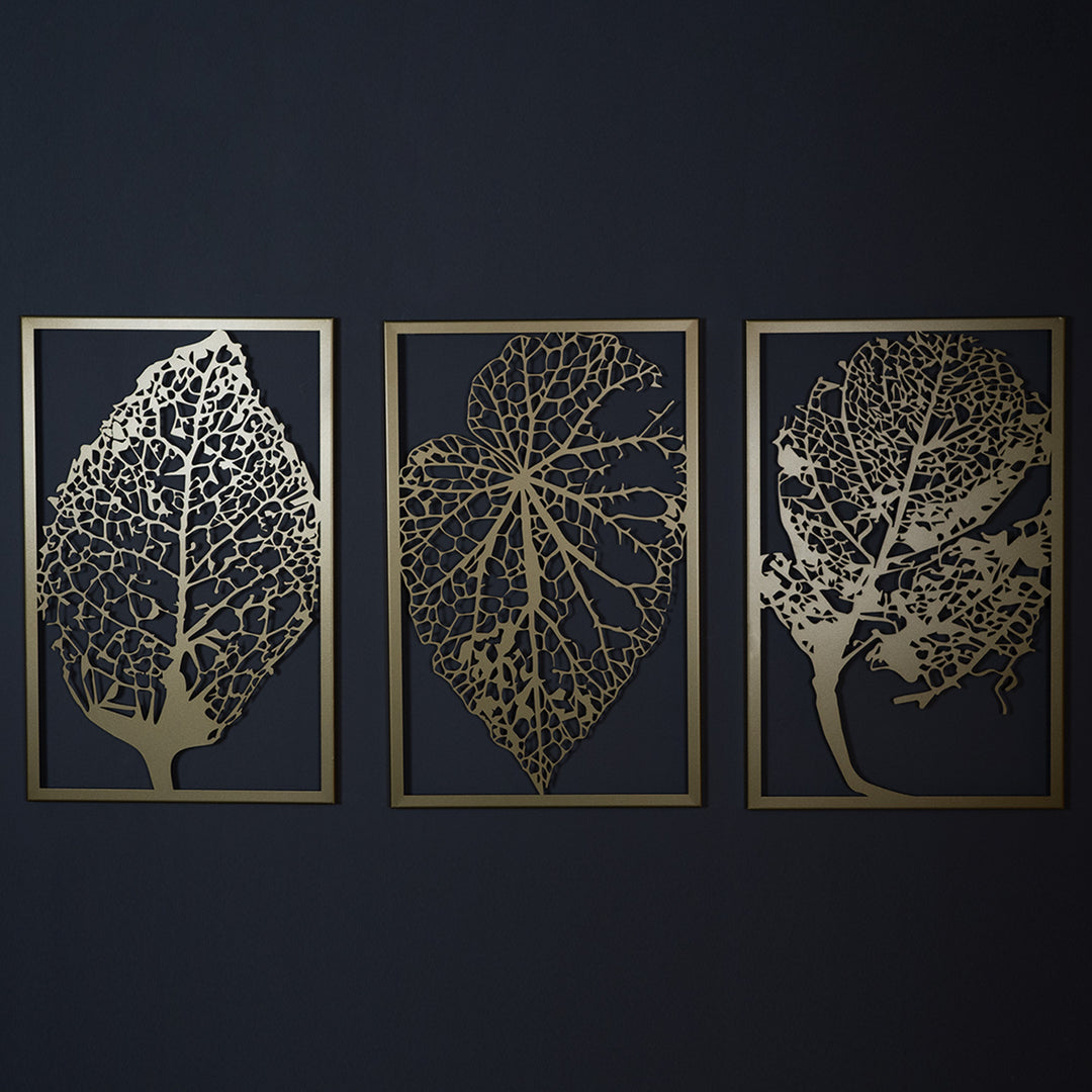 Set of Autumn 3 Metal Wall Art 2