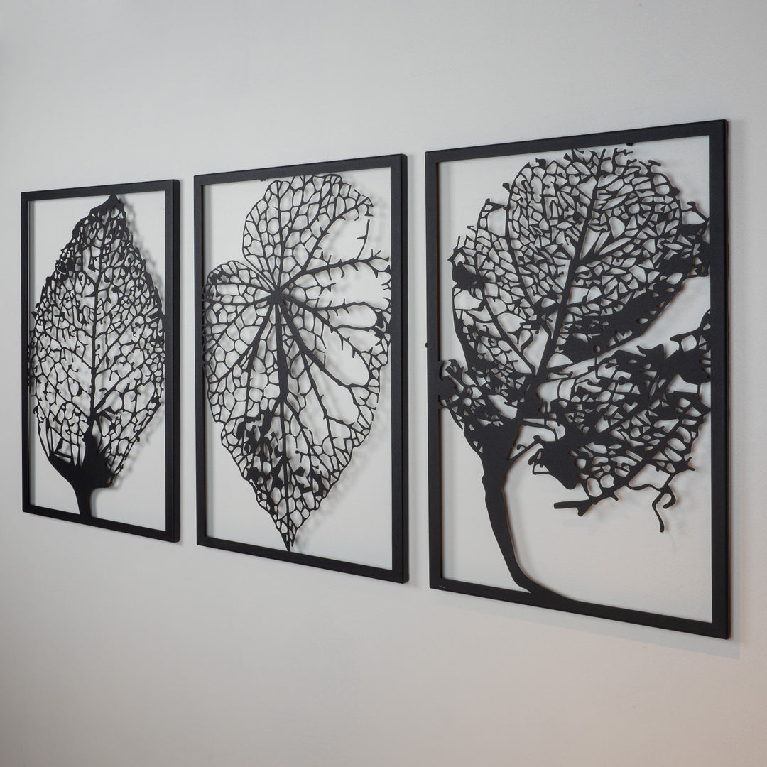 Set of Autumn 3 Metal Wall Art 2