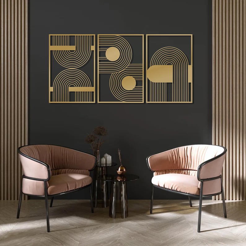 Modern Luxury Metal Wall Art