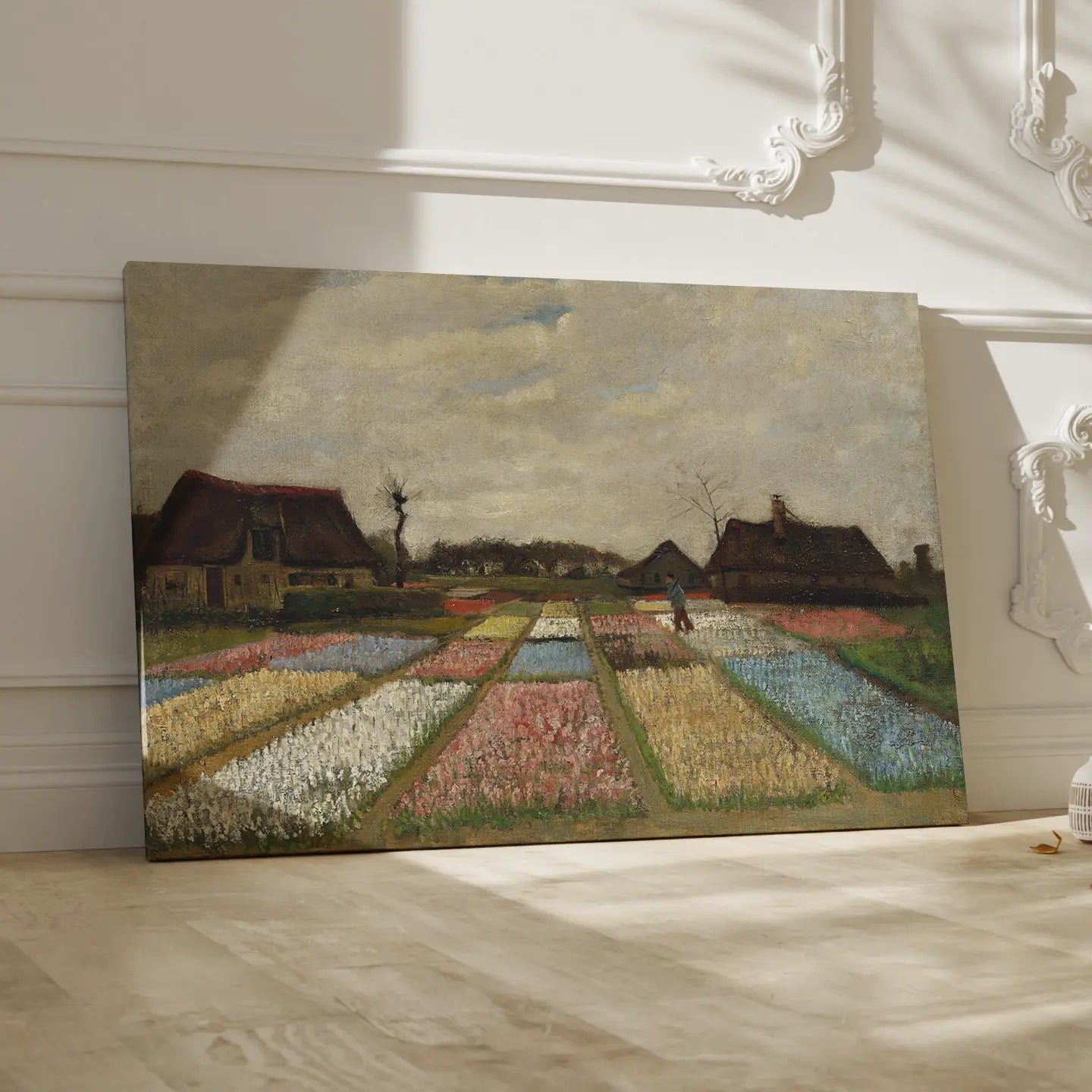 Flower Beds in Holland (c. 1883) Vincent van Gogh