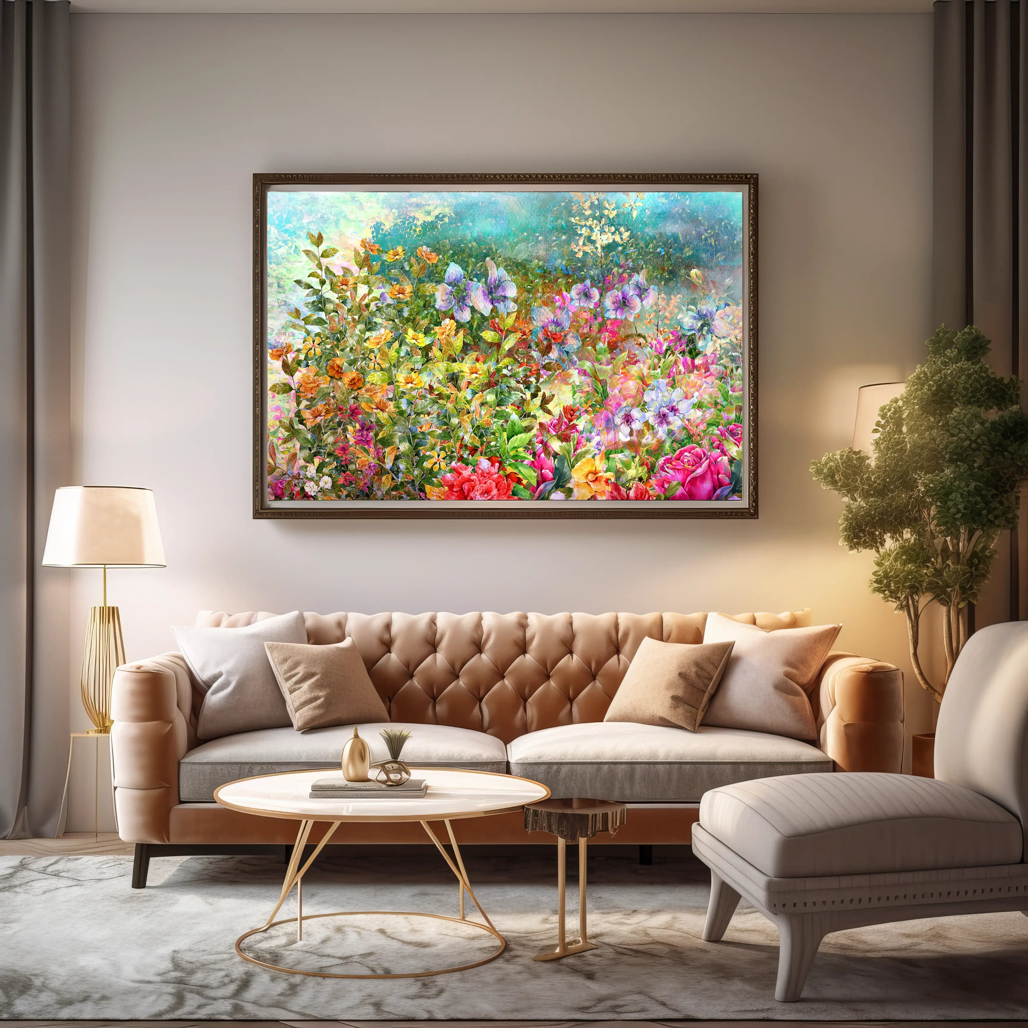 Floral Canvas Wall Art SAD557