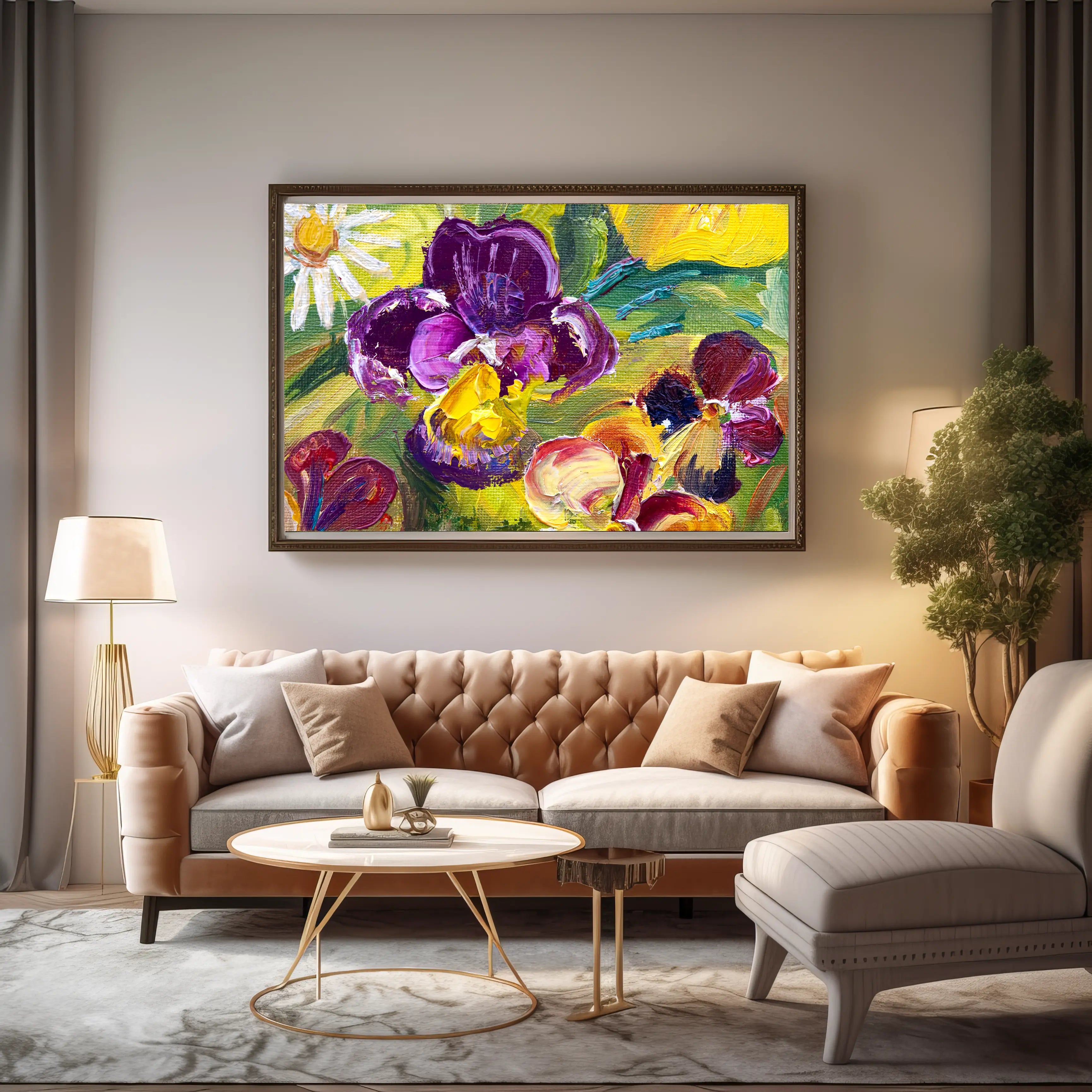 Floral Canvas Wall Art SAD765
