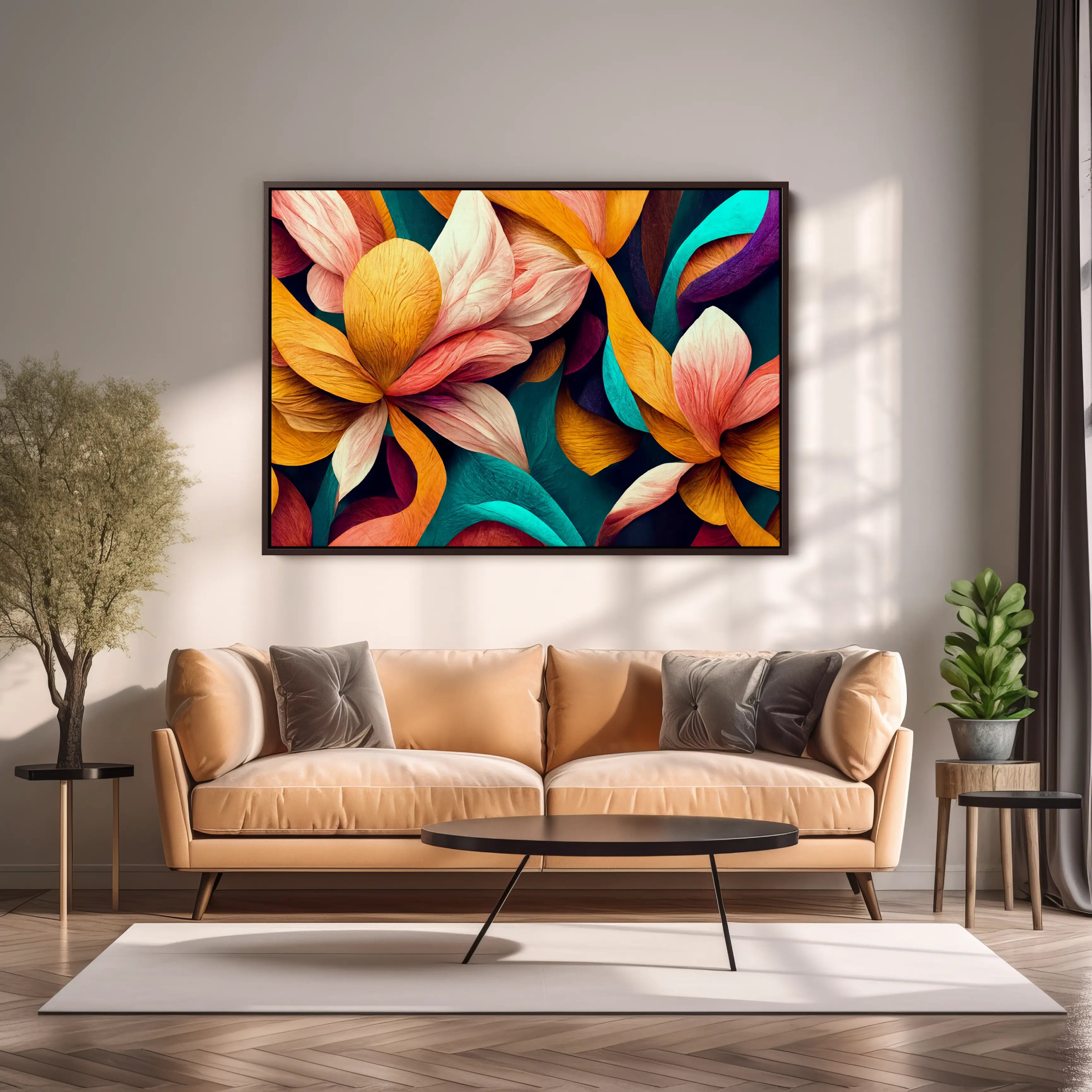 Floral Canvas Wall Art SAD1775
