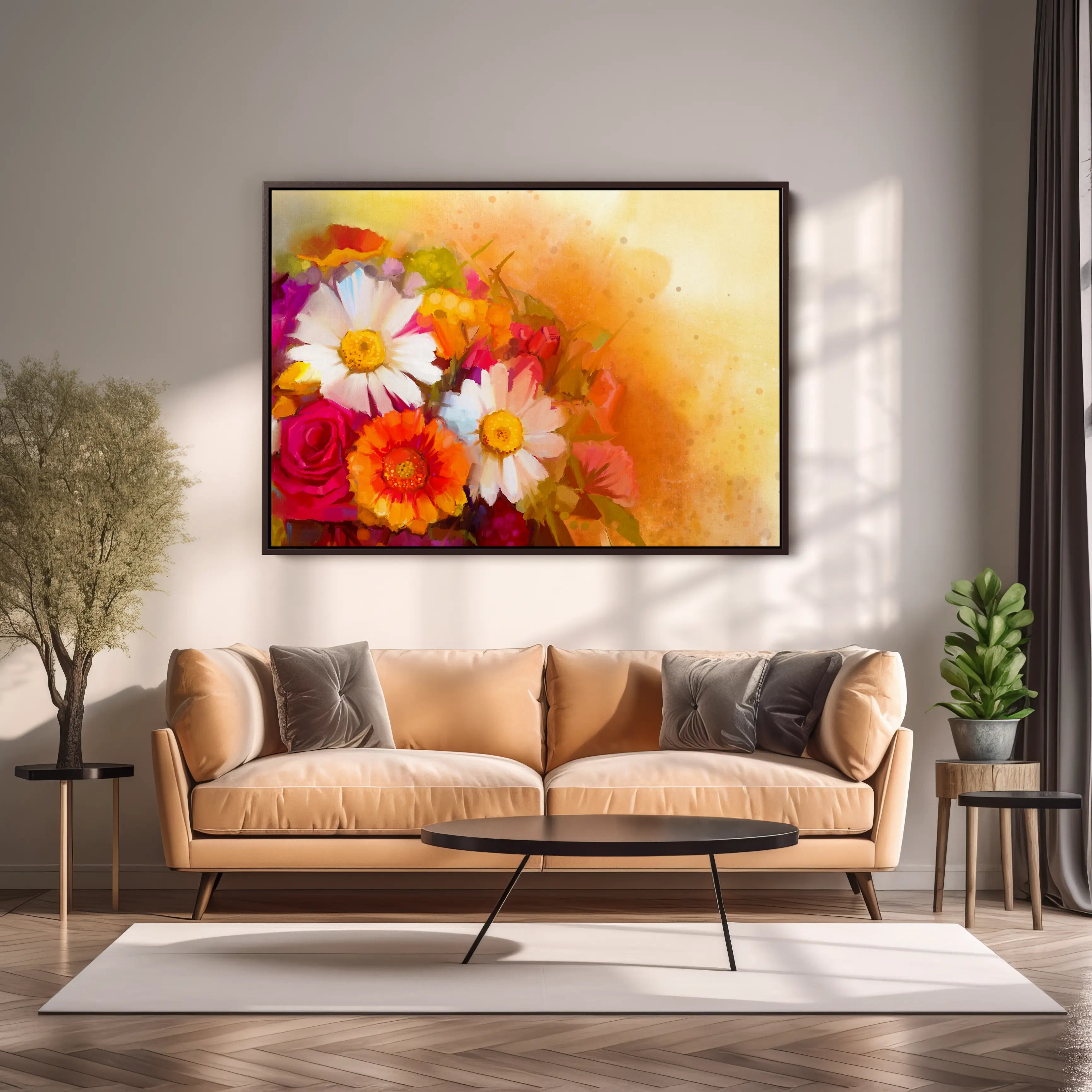 Floral Canvas Wall Art SAD827