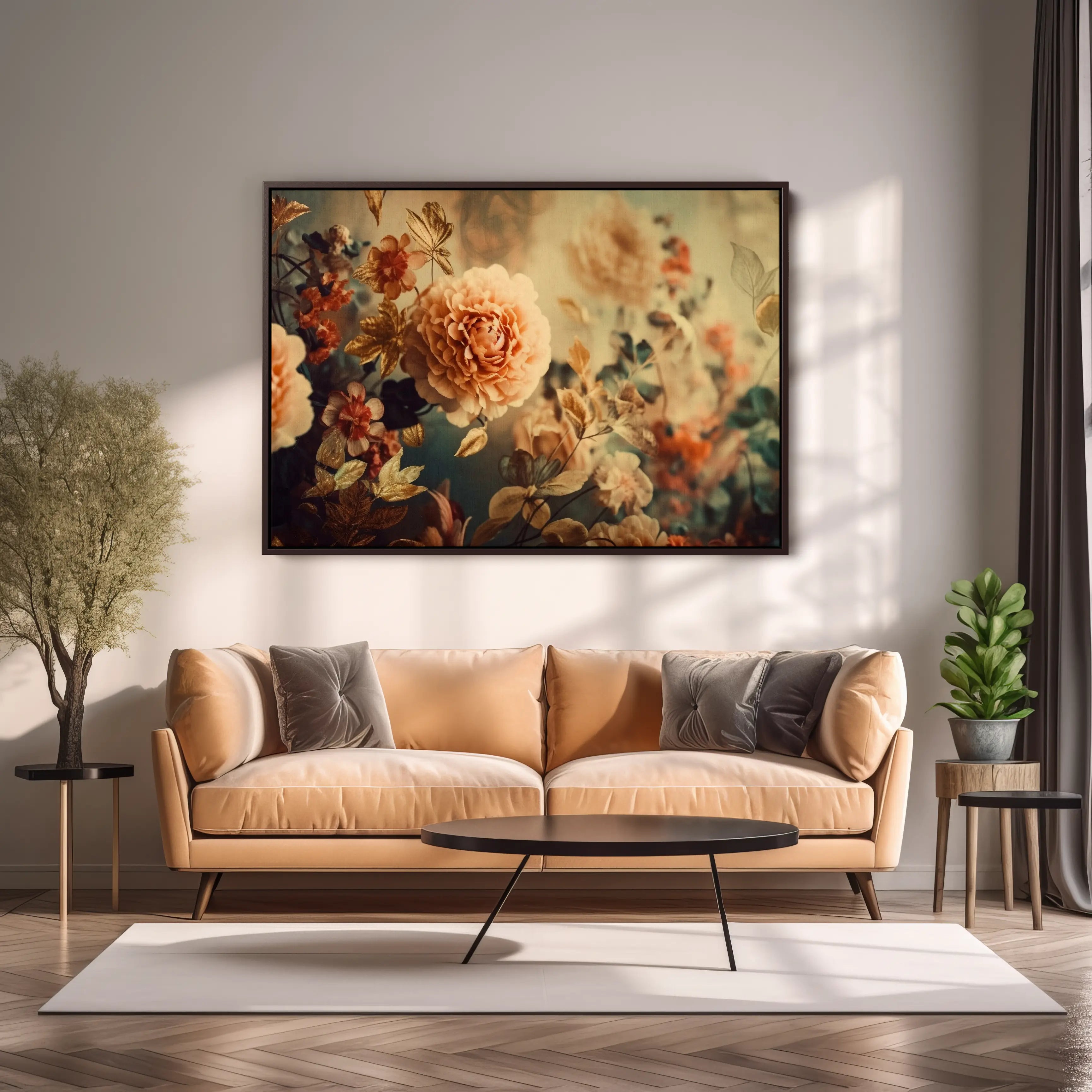 Floral Canvas Wall Art SAD609