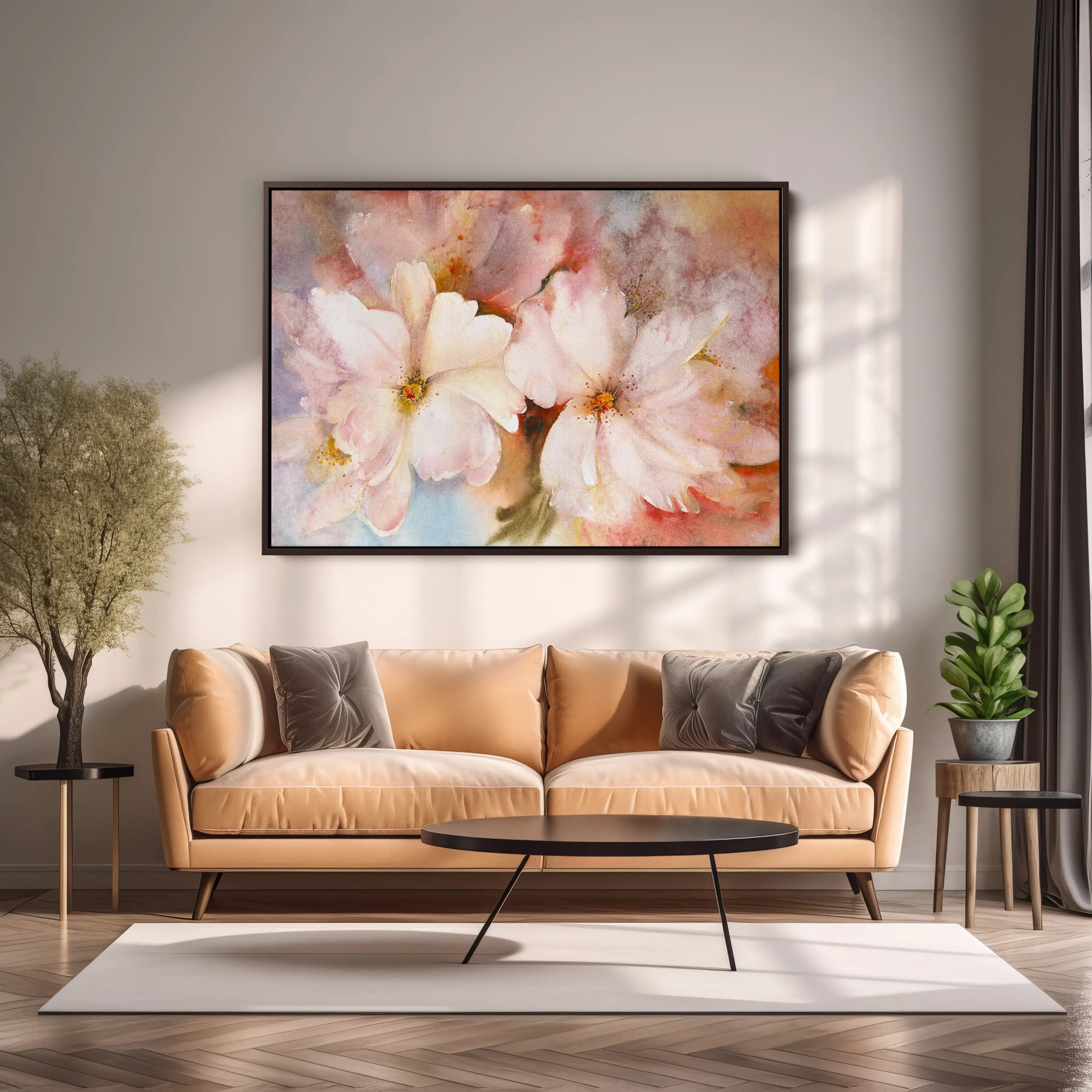 Floral Canvas Wall Art SAD584