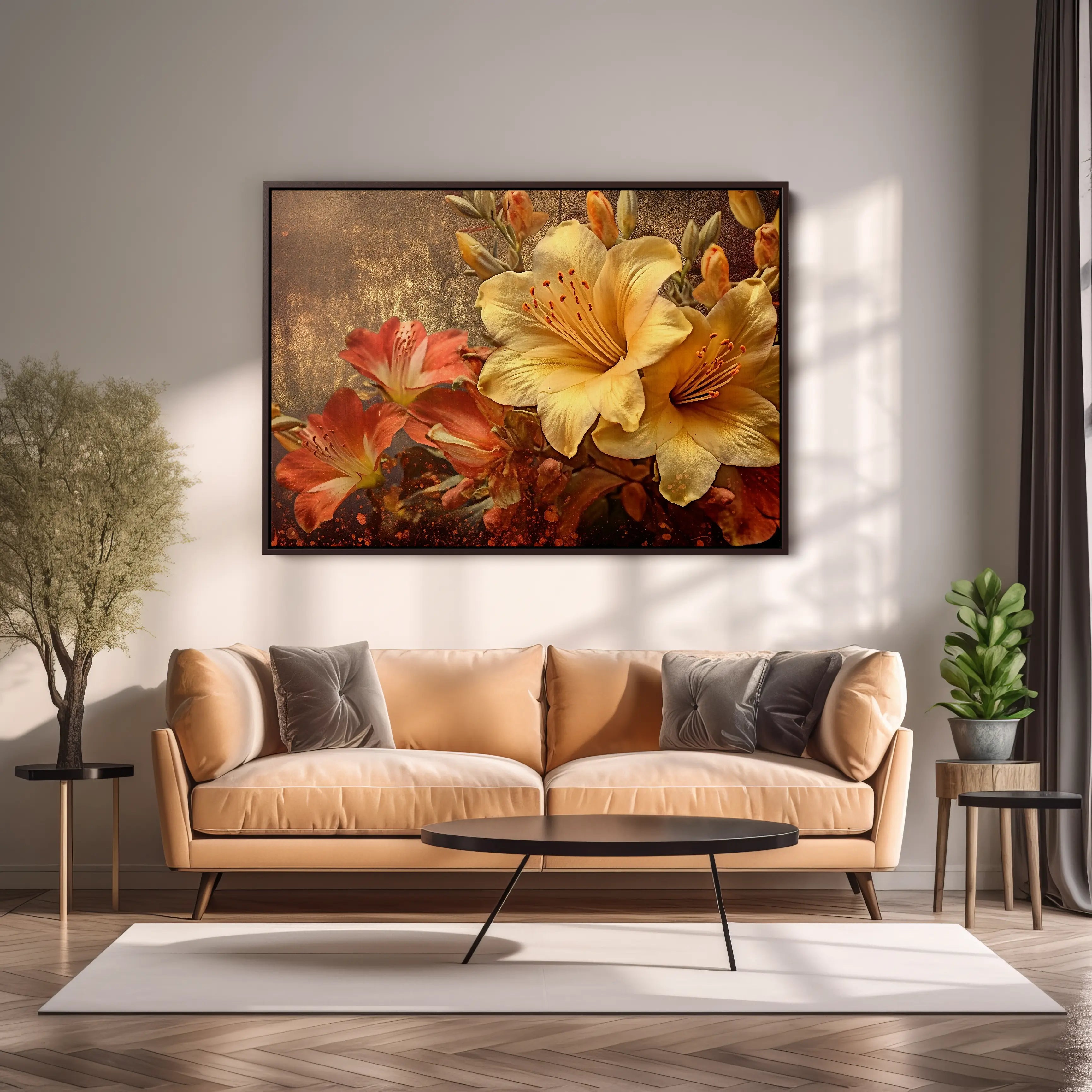 Floral Canvas Wall Art SAD562