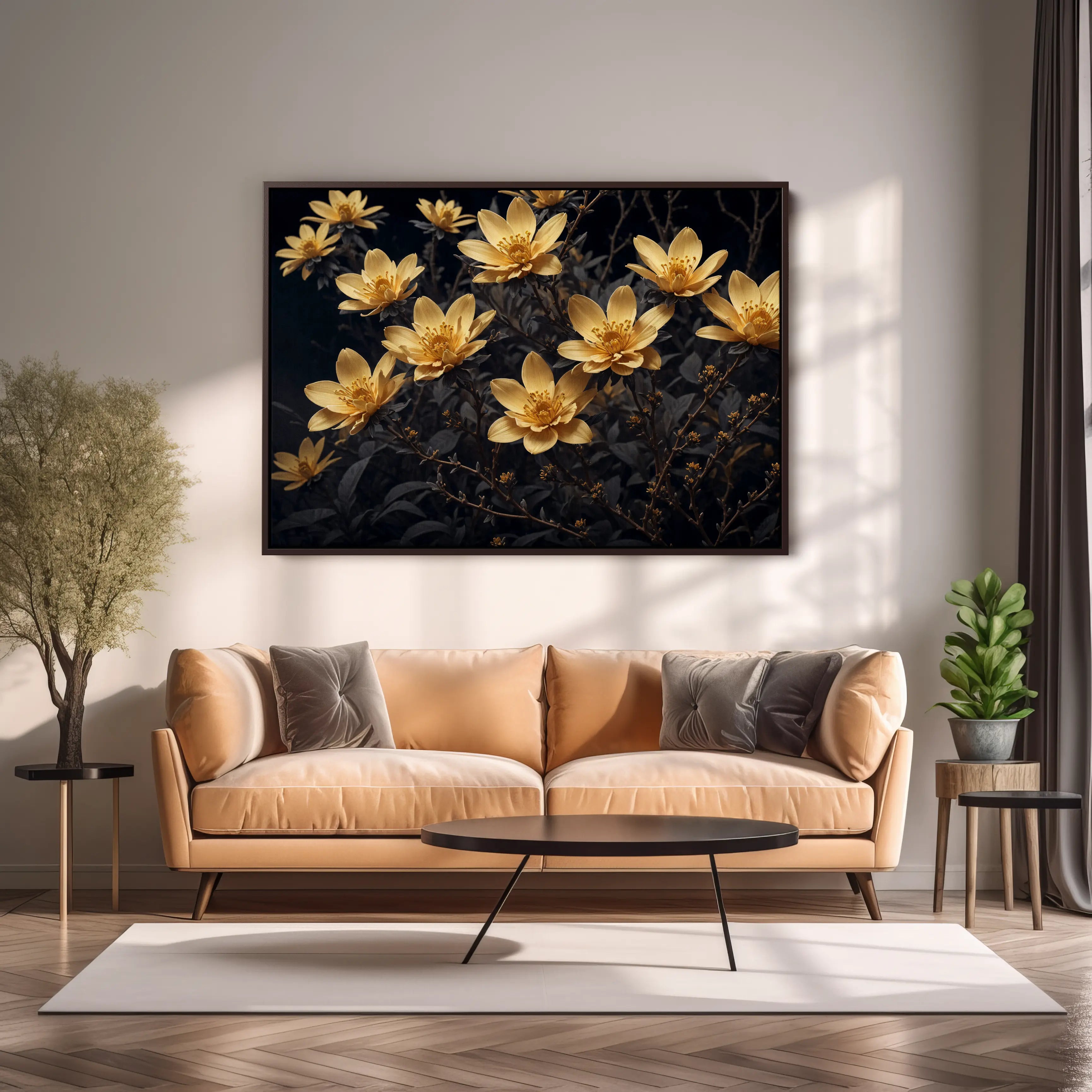 Floral Canvas Wall Art SAD1800