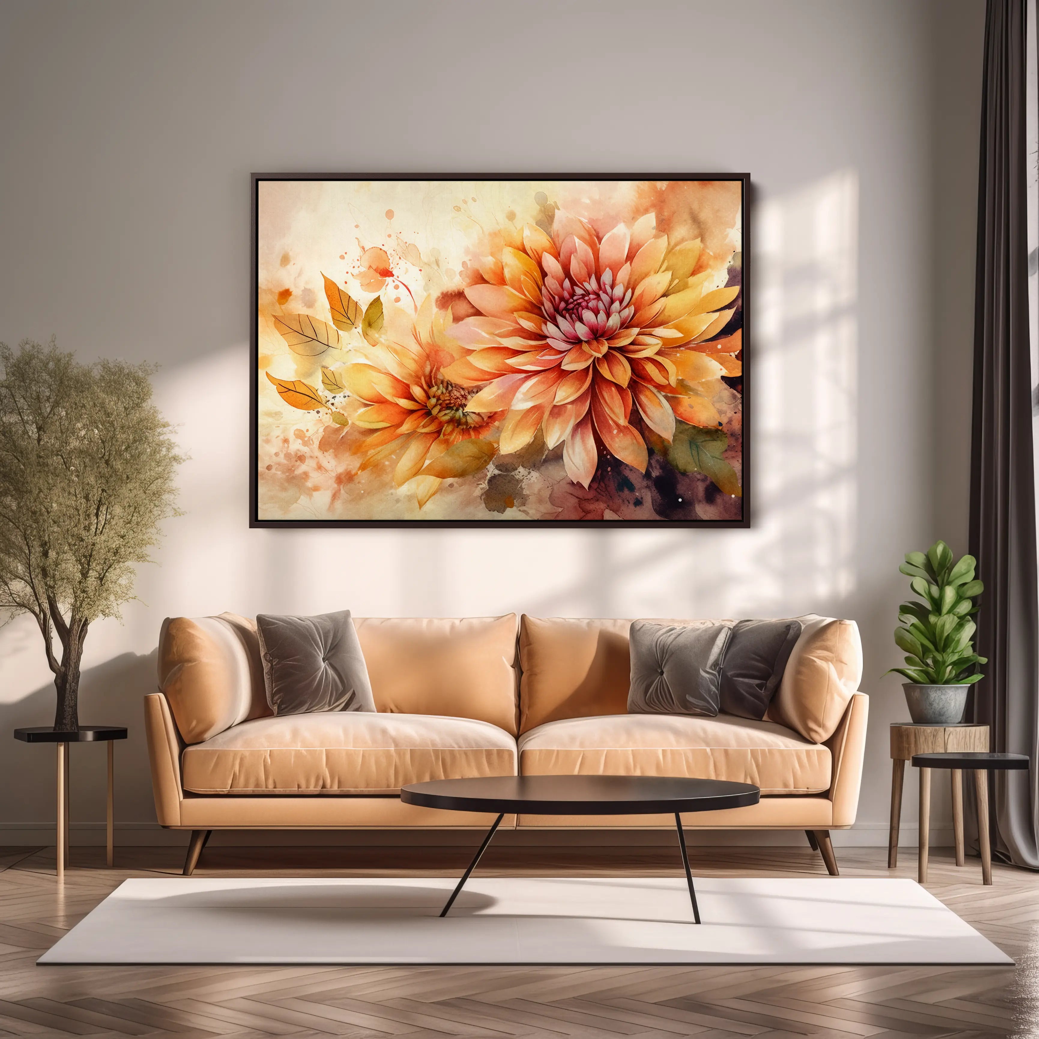 Floral Canvas Wall Art SAD606