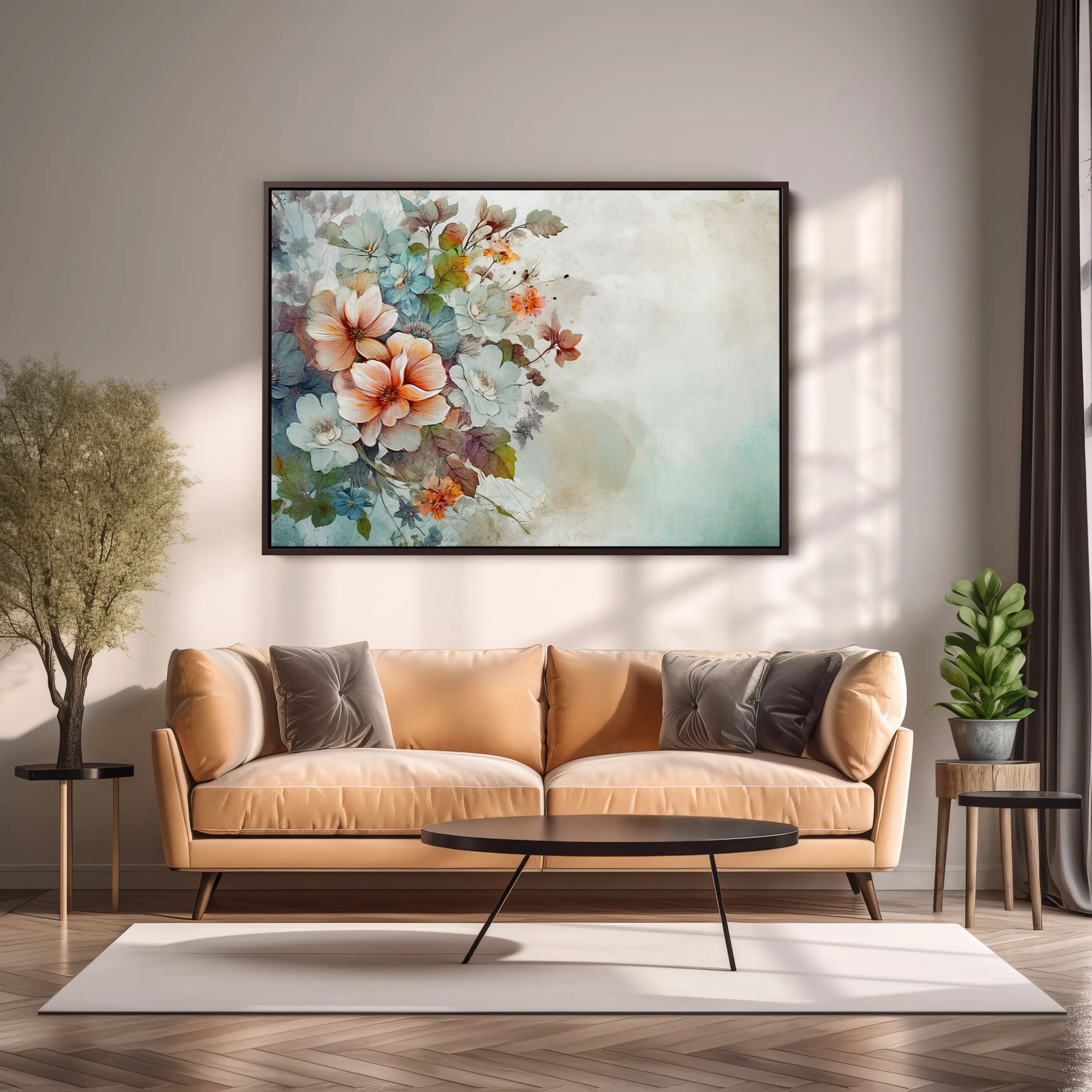 Floral Canvas Wall Art SAD608