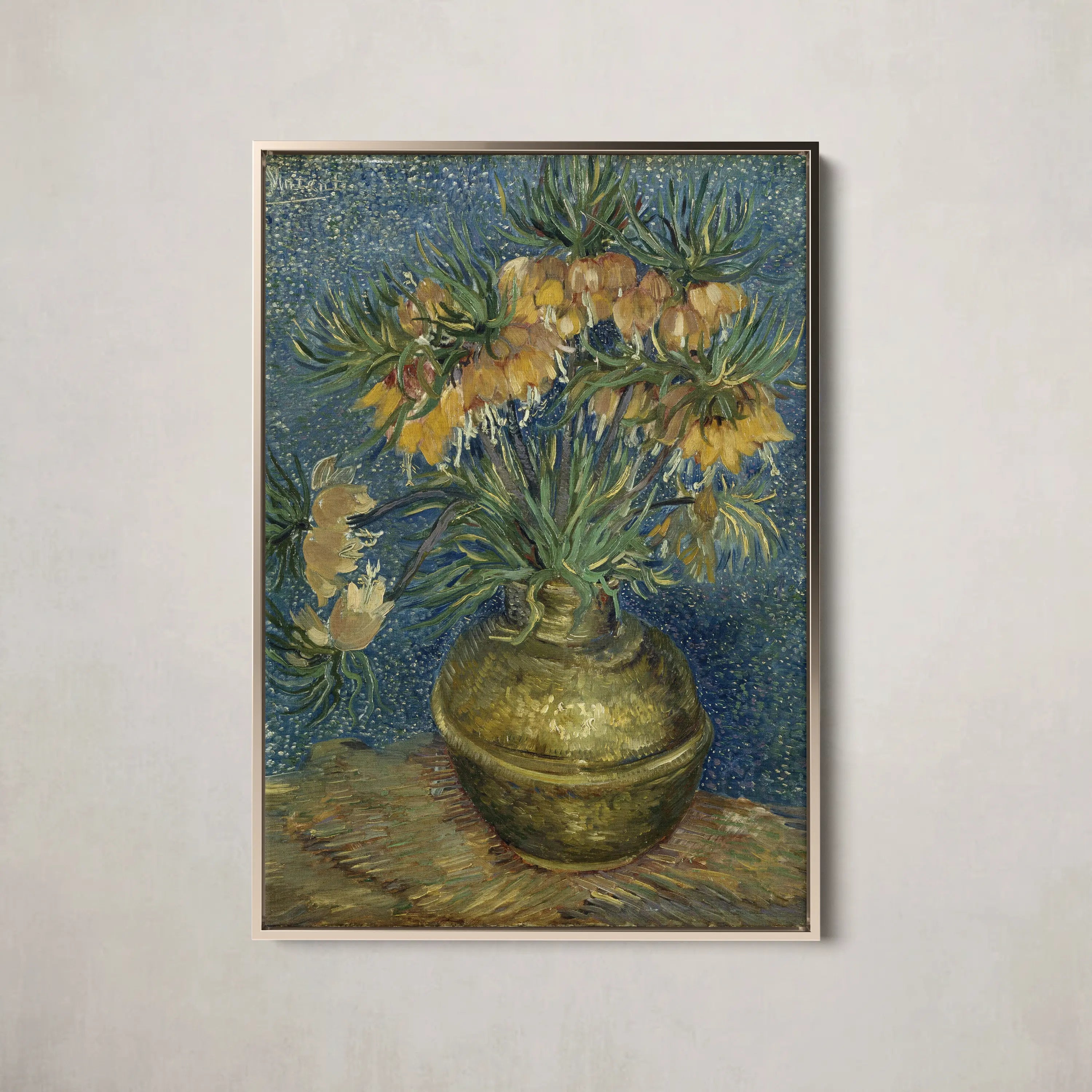 Imperial Fritillaries in a Copper Vase (1887) by Vincent van Gogh