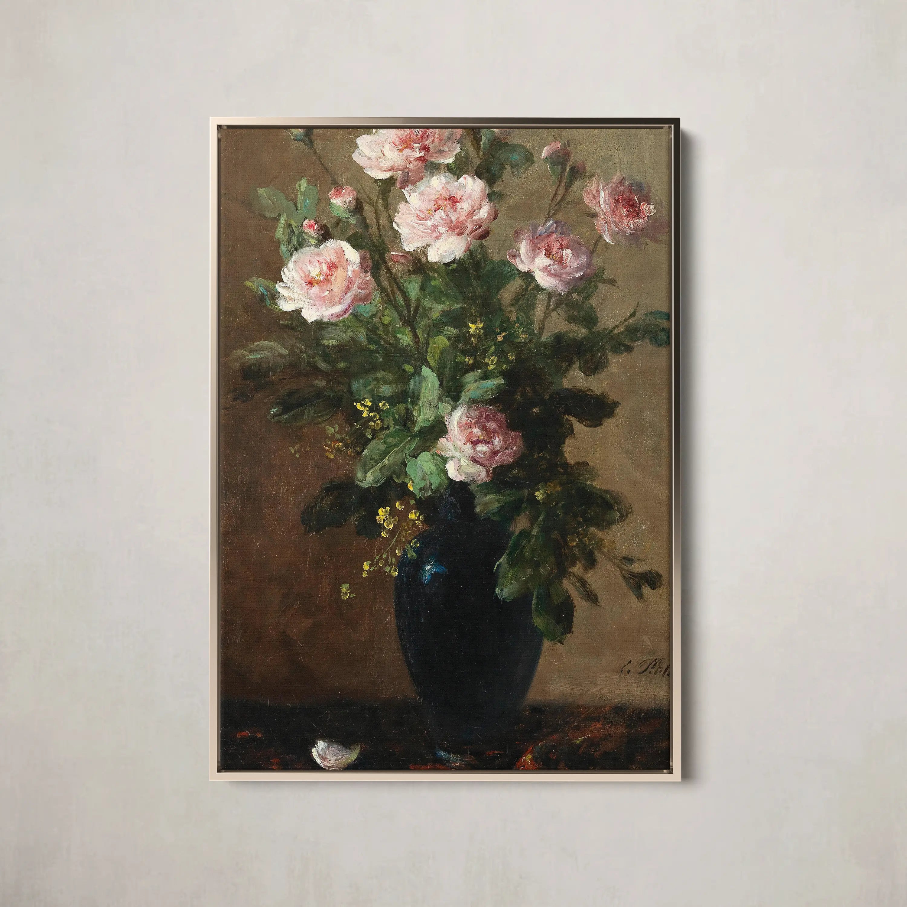 Bouquet of Roses in a Vase Eugene Petit