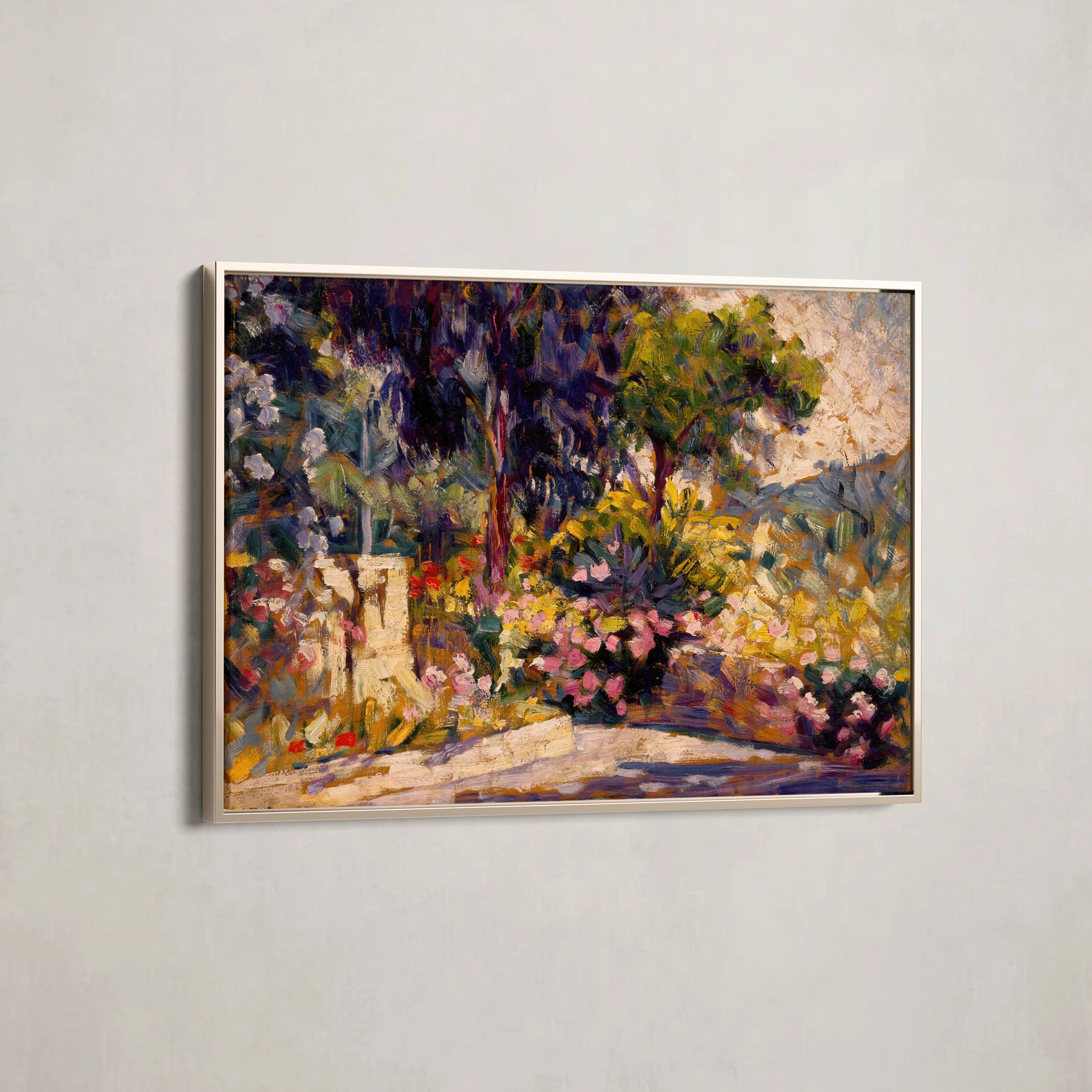 The Flowered Terrace by Henri-Edmond Cross