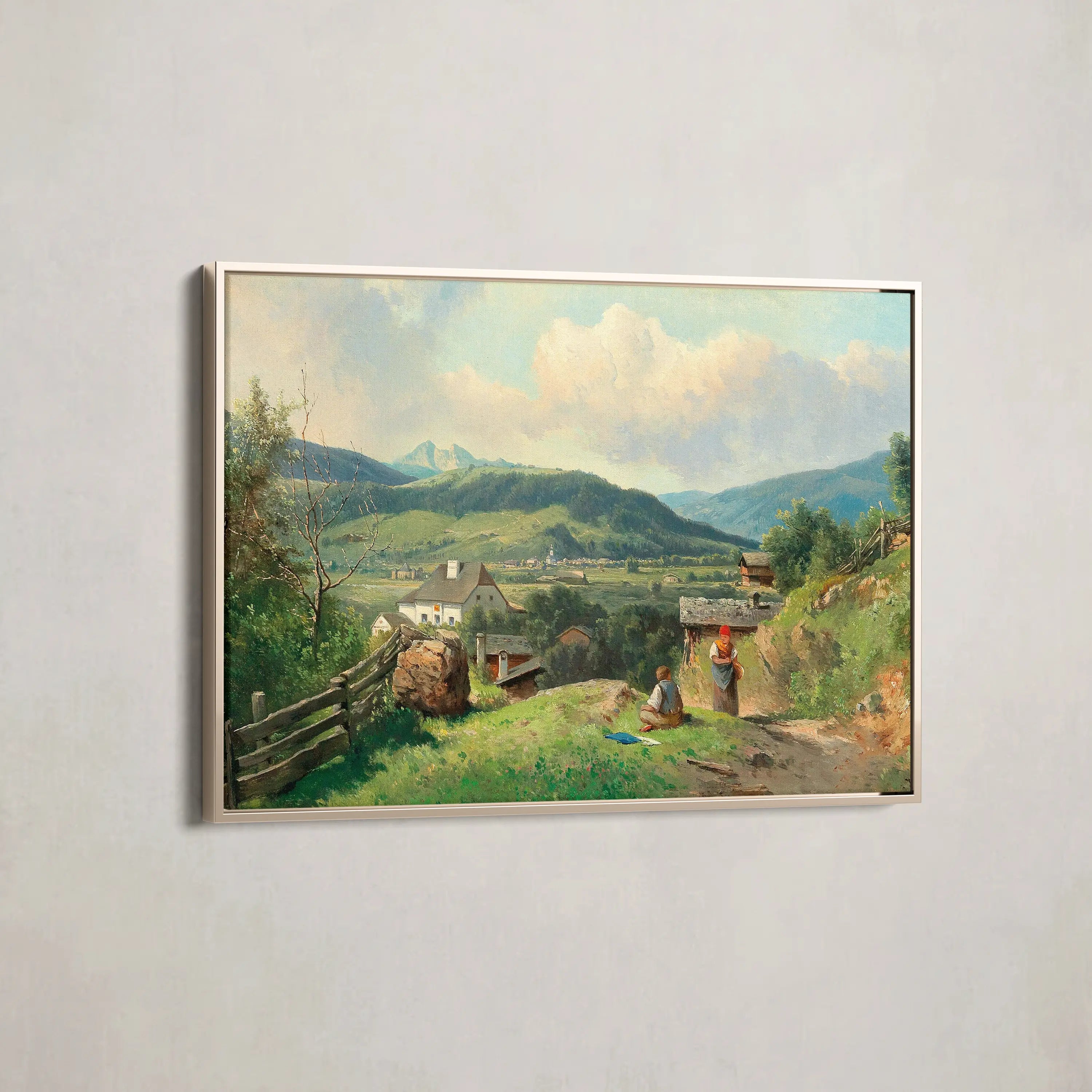 A view of Radstadt im Pongau Carl Franz by Emanuel Haunold