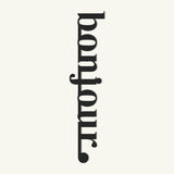 Bonjour Metal Wall Art