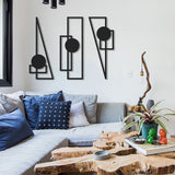 Trident 3 Set Metal Wall Art