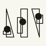 Trident 3 Set Metal Wall Art
