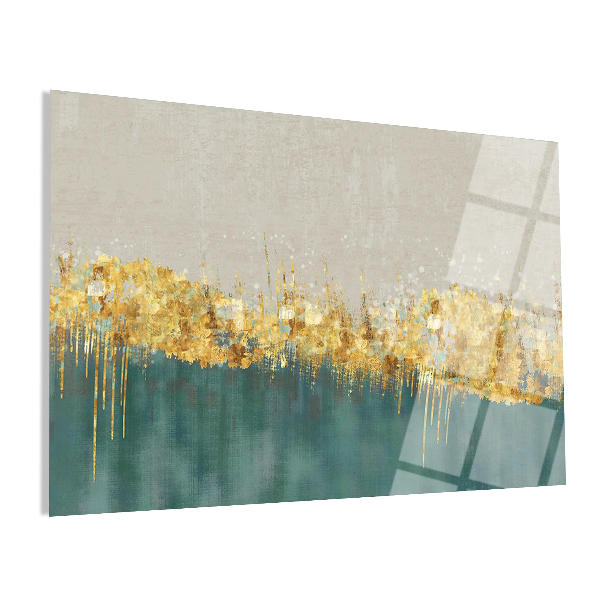 Abstract Glass Wall Art GAD001-A 90 x 60 cm