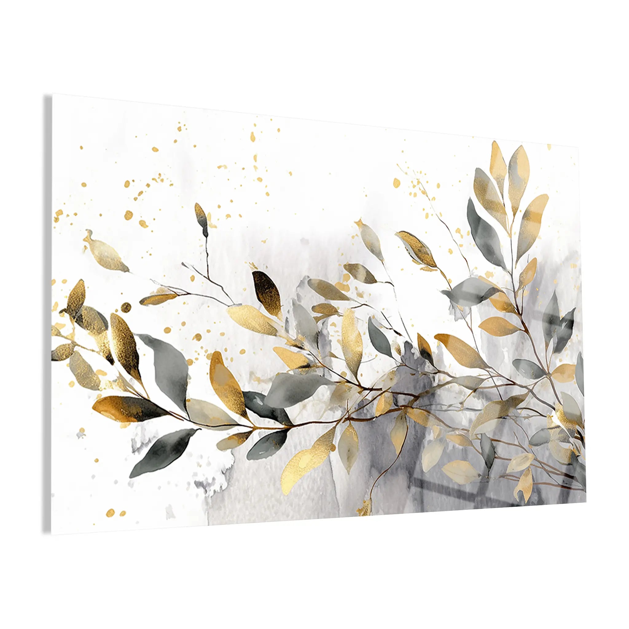 Floral Glass Wall Art GAD001-F 90 x 60 cm