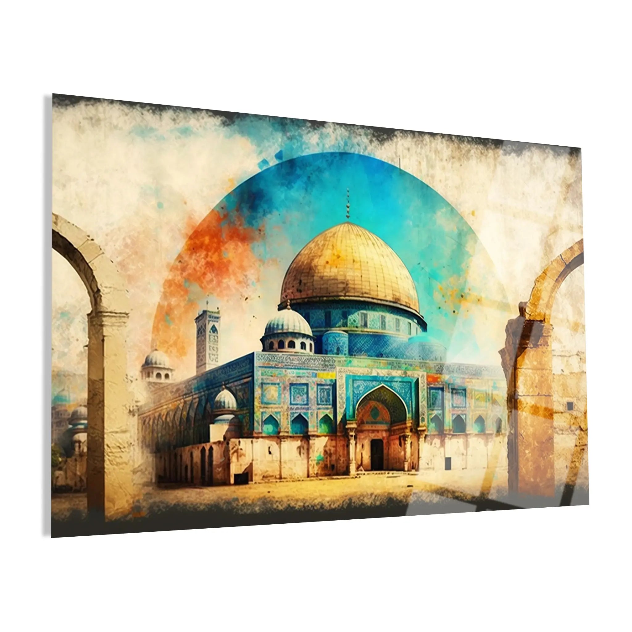 Palestine Glass Wall Art GAD002-PL 90 x 60 cm