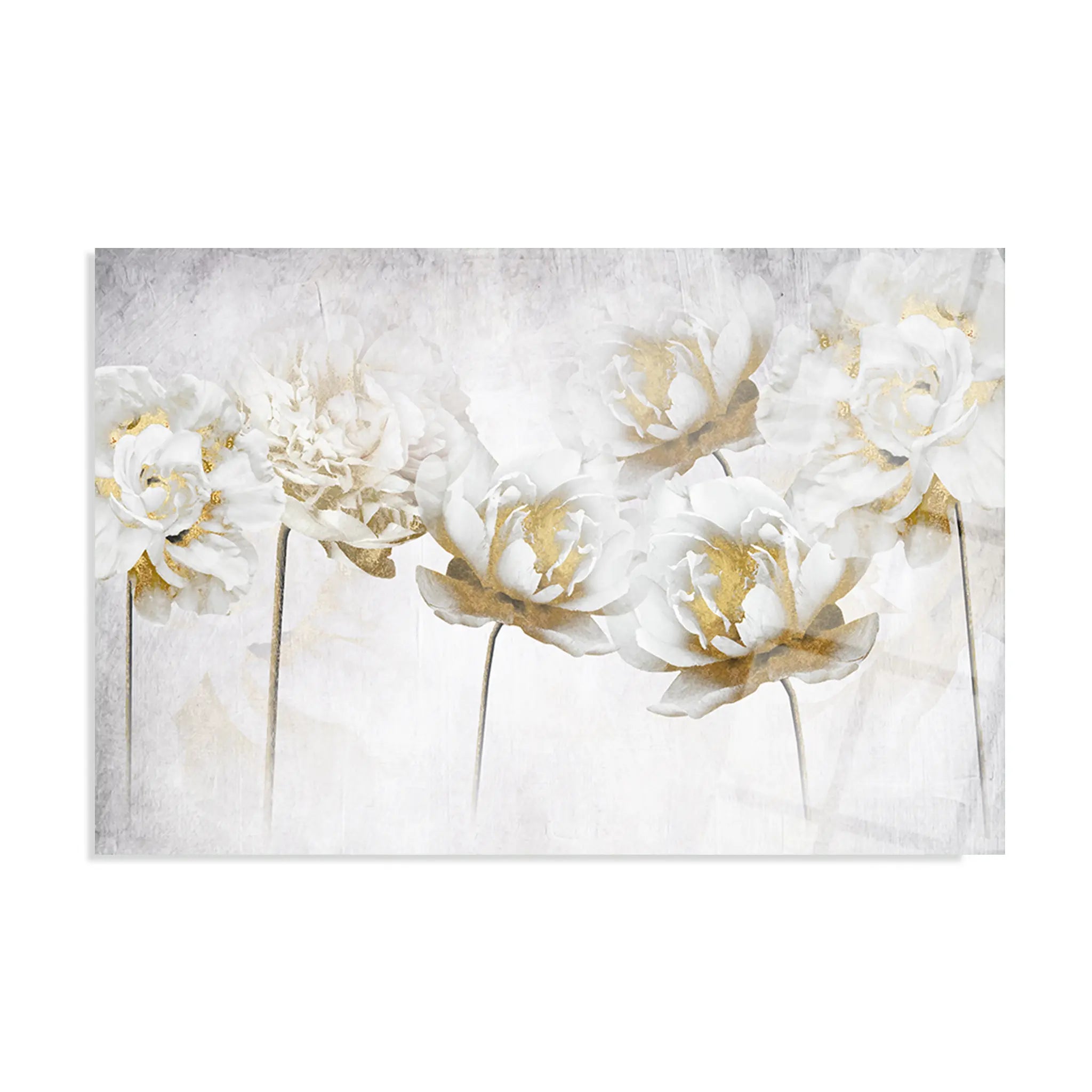 Floral Glass Wall Art GAD003-F 90 x 60 cm