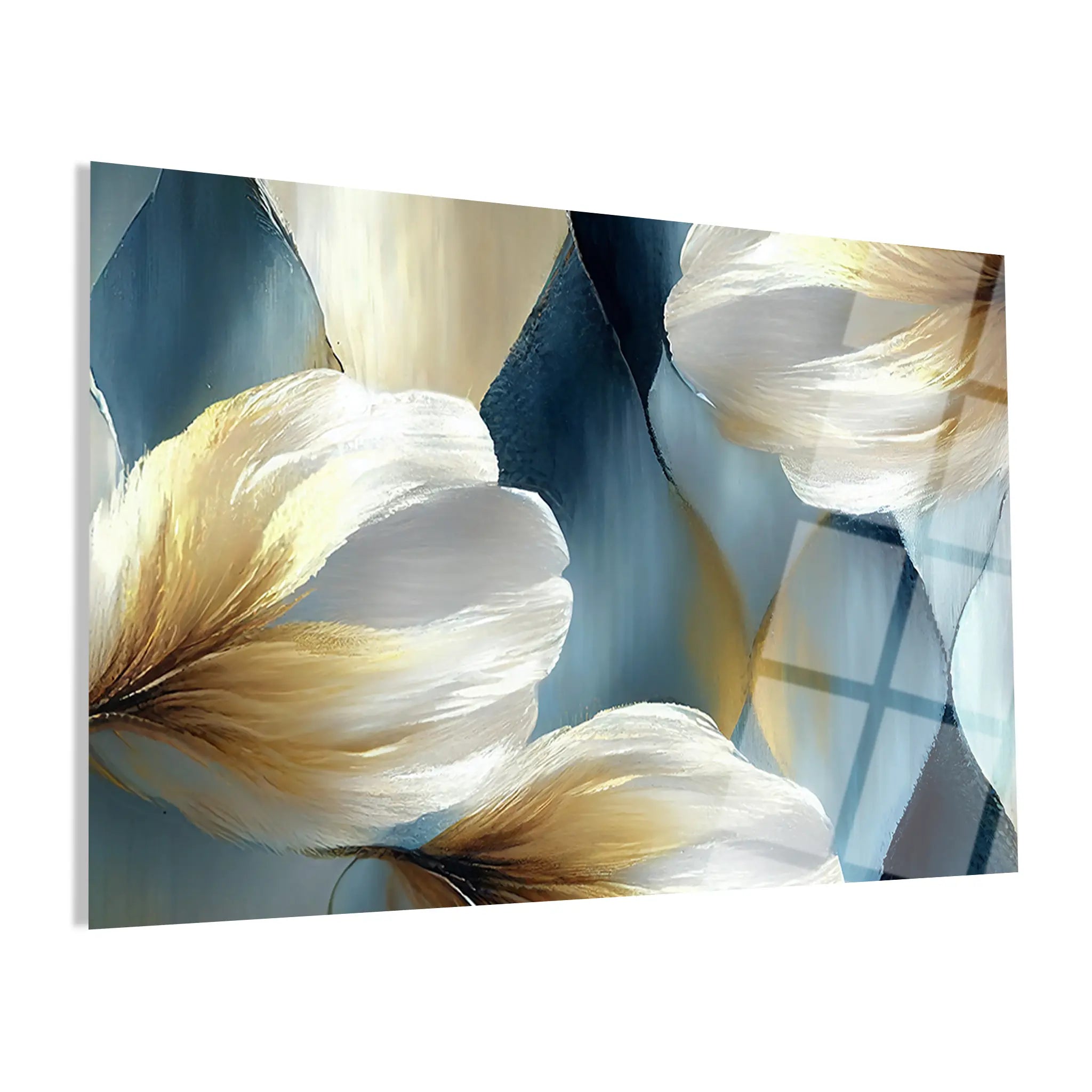 Floral Glass Wall Art GAD004-F 90 x 60 cm