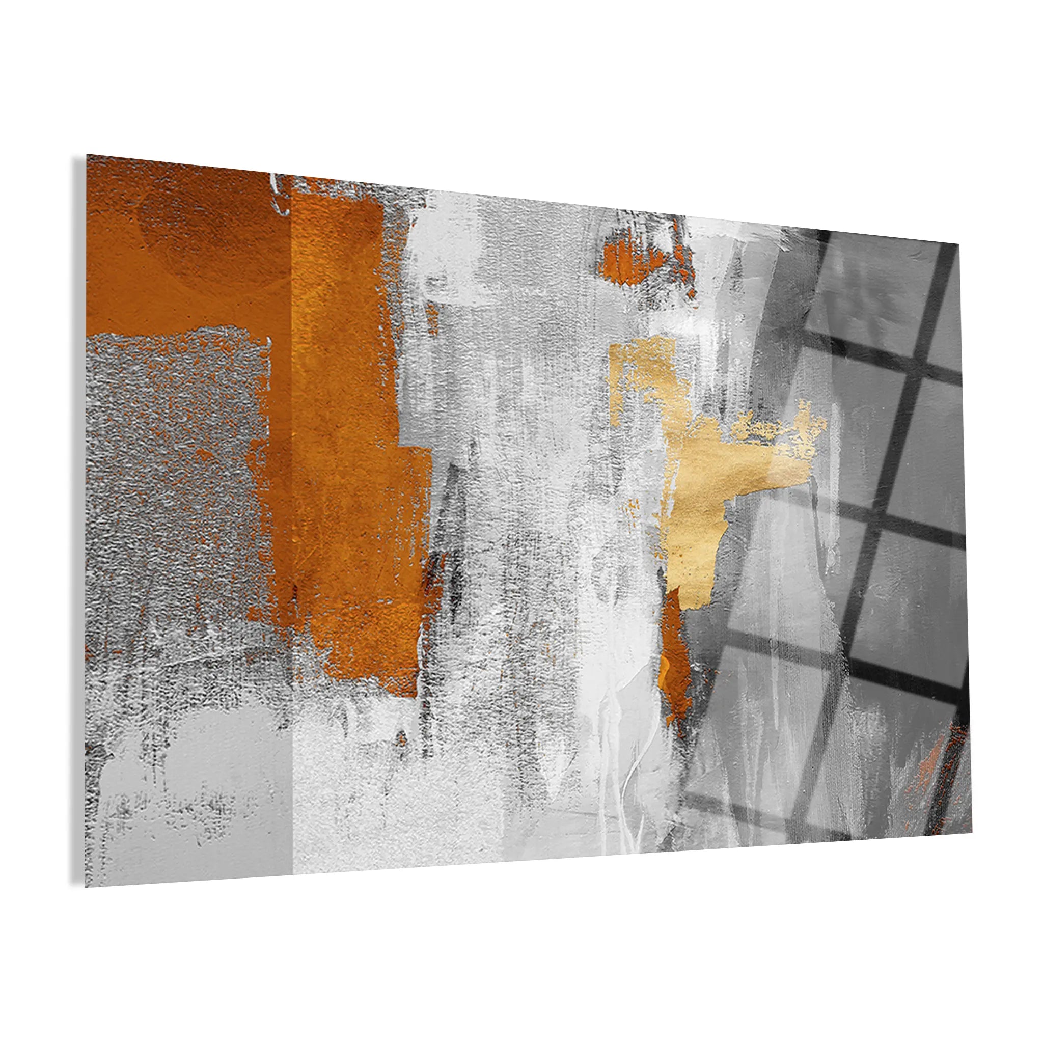 Abstract Glass Wall Art GAD005-A 90 x 60 cm