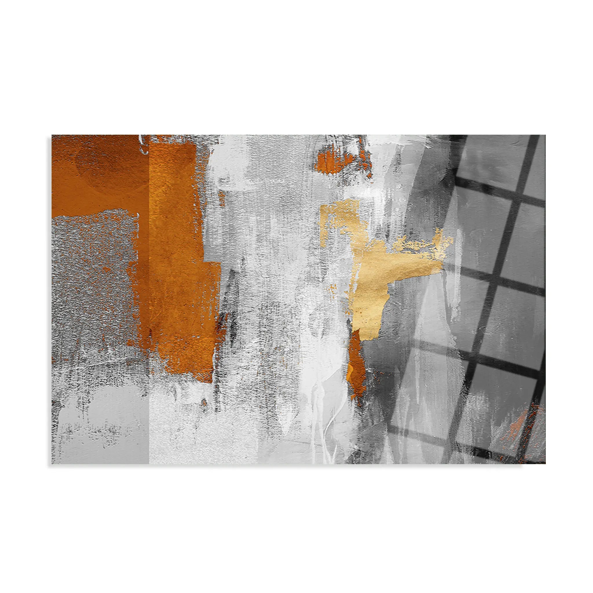 Abstract Glass Wall Art GAD005-A 90 x 60 cm