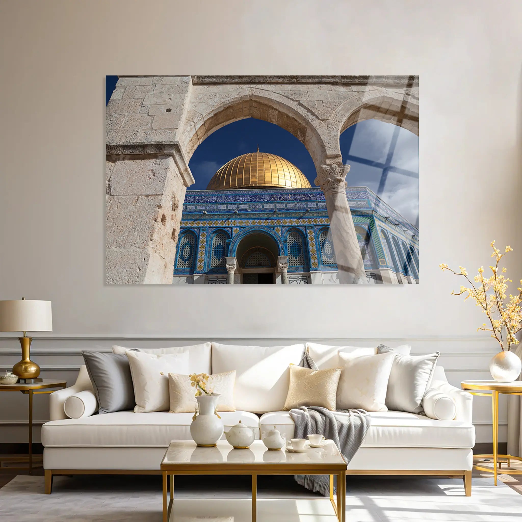 Palestine Glass Wall Art GAD006-PL 90 x 60 cm