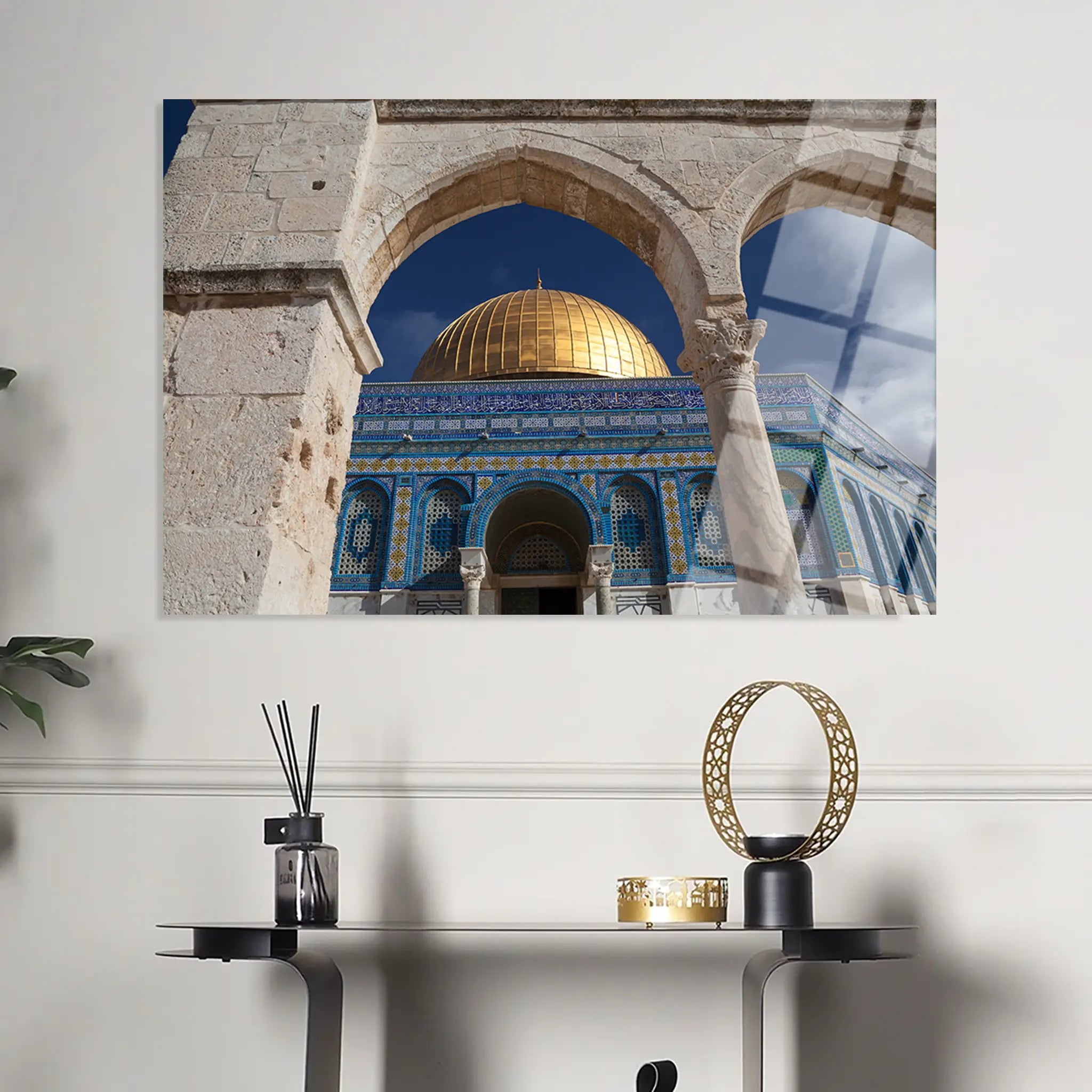 Palestine Glass Wall Art GAD006-PL 90 x 60 cm