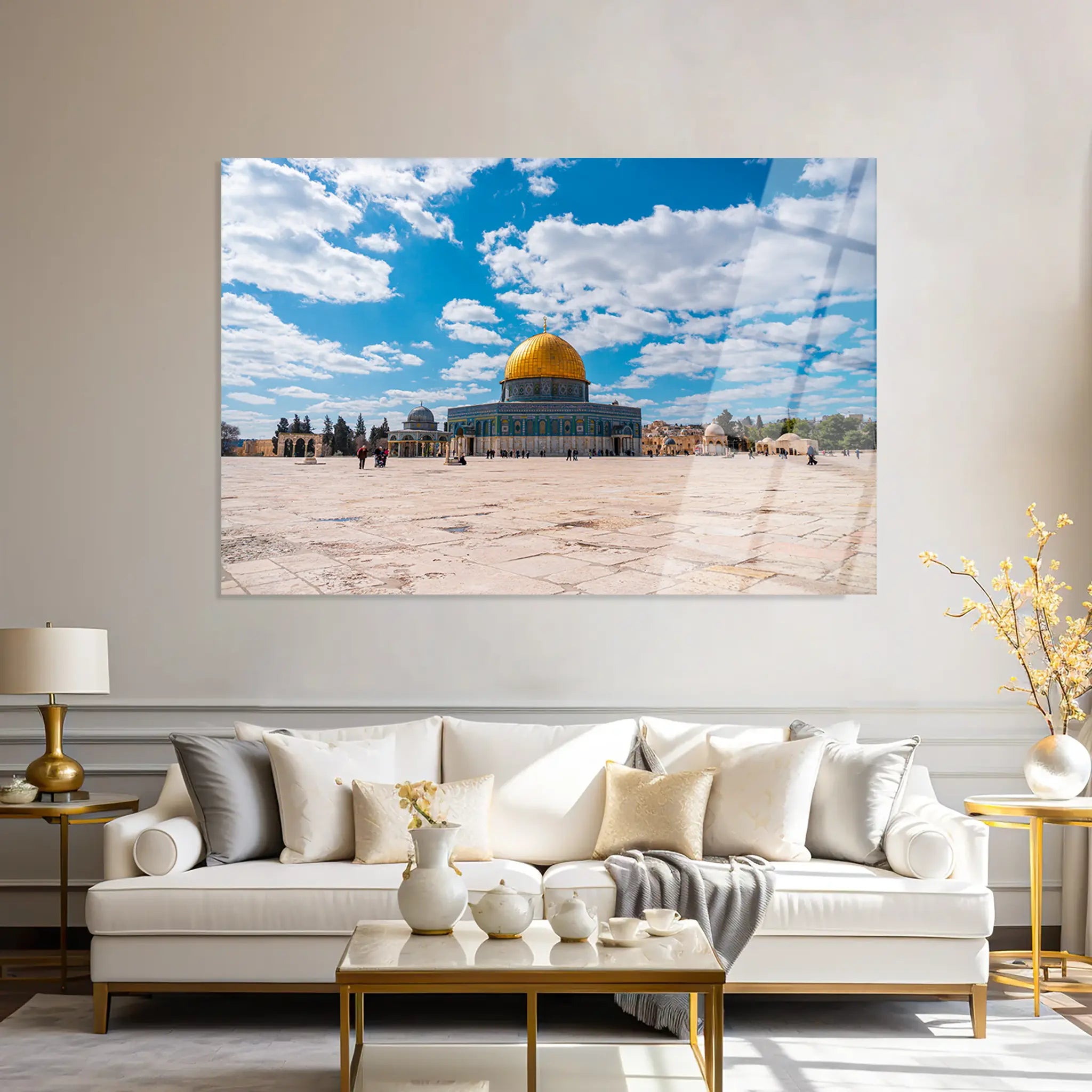 Palestine Glass Wall Art GAD007-PL 90 x 60 cm