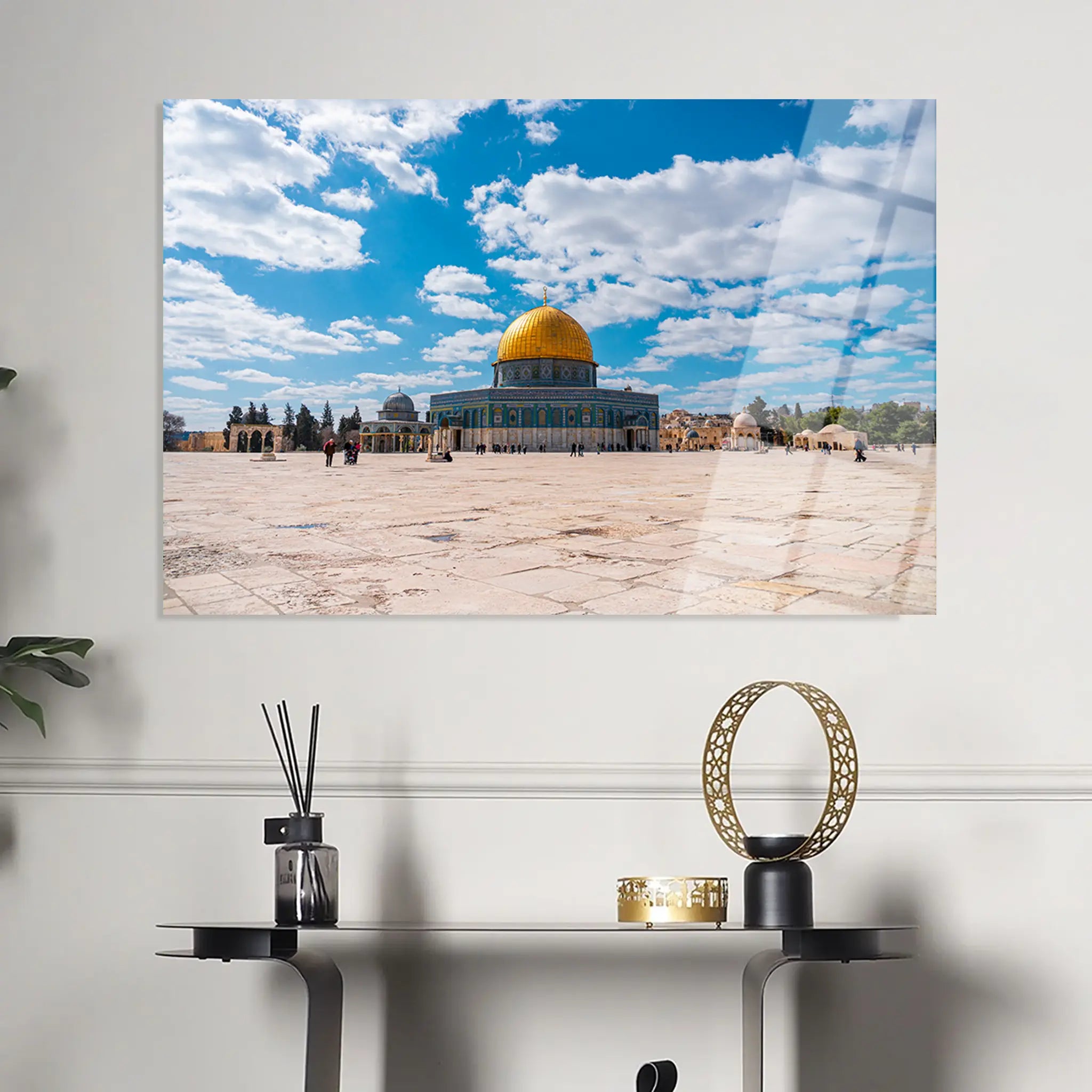 Palestine Glass Wall Art GAD007-PL 90 x 60 cm