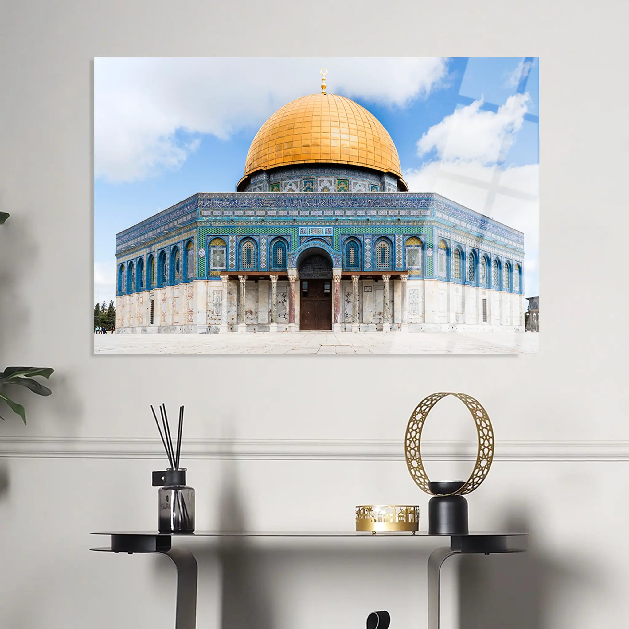 Palestine Glass Wall Art GAD008-PL 90 x 60 cm