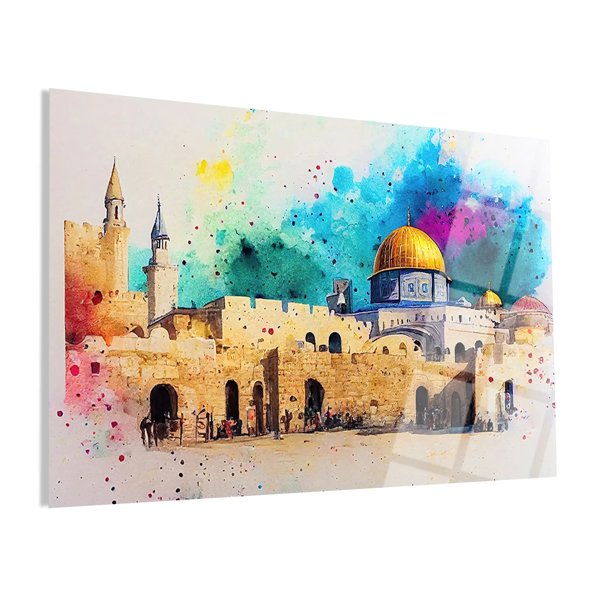 Palestine Glass Wall Art GAD009-PL 90 x 60 cm