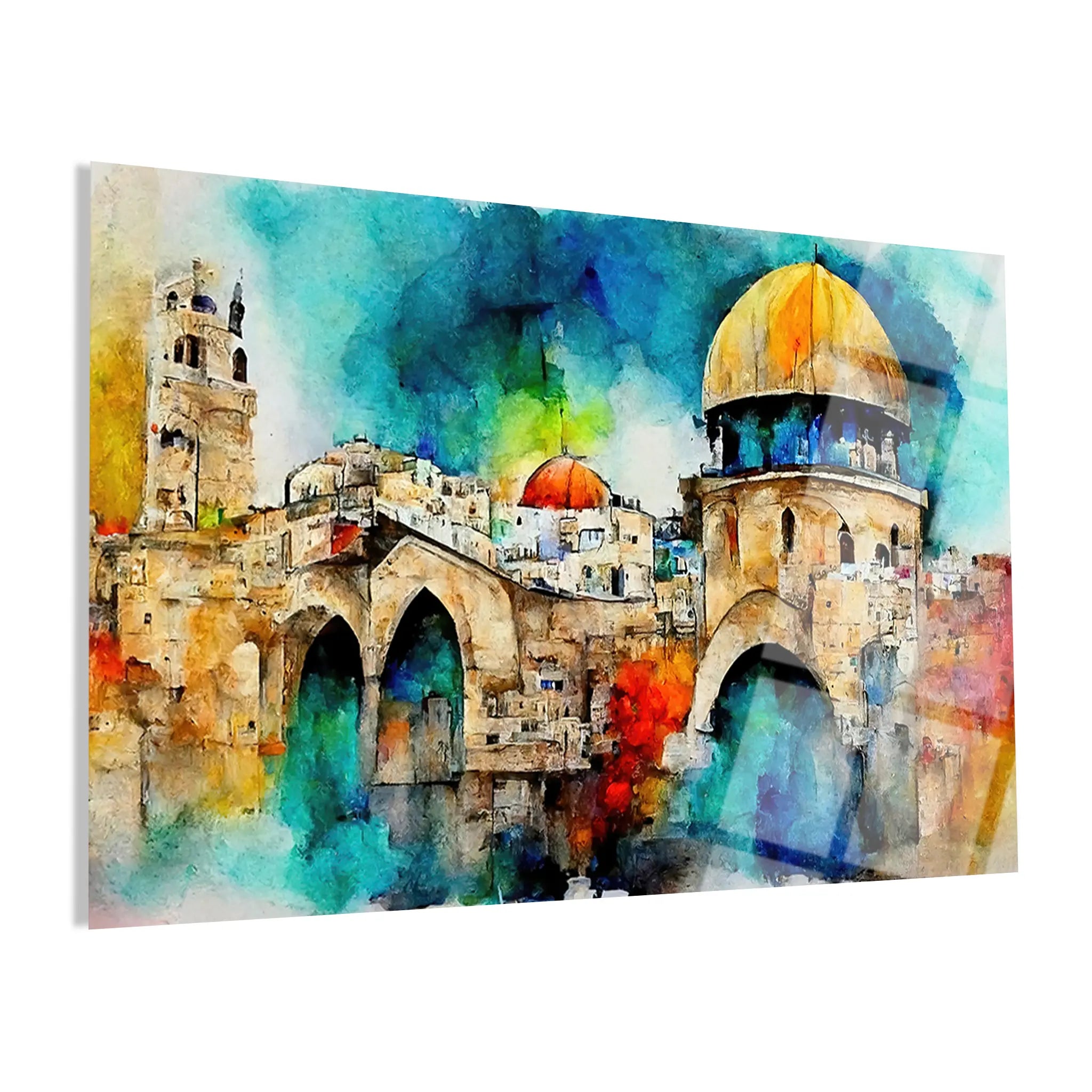 Palestine Glass Wall Art GAD010-PL 90 x 60 cm